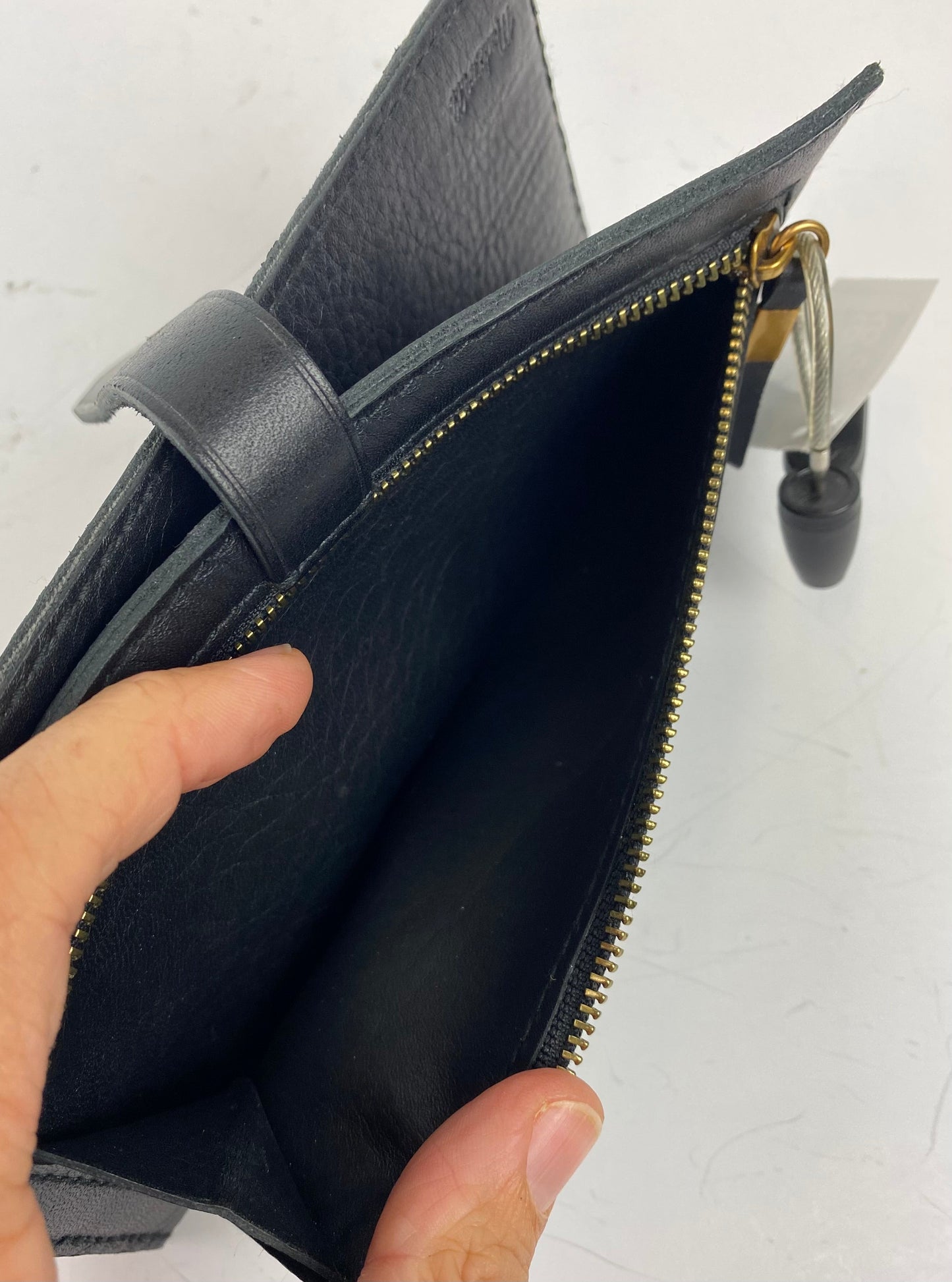 Wallet Leather By Madewell, Size: Medium