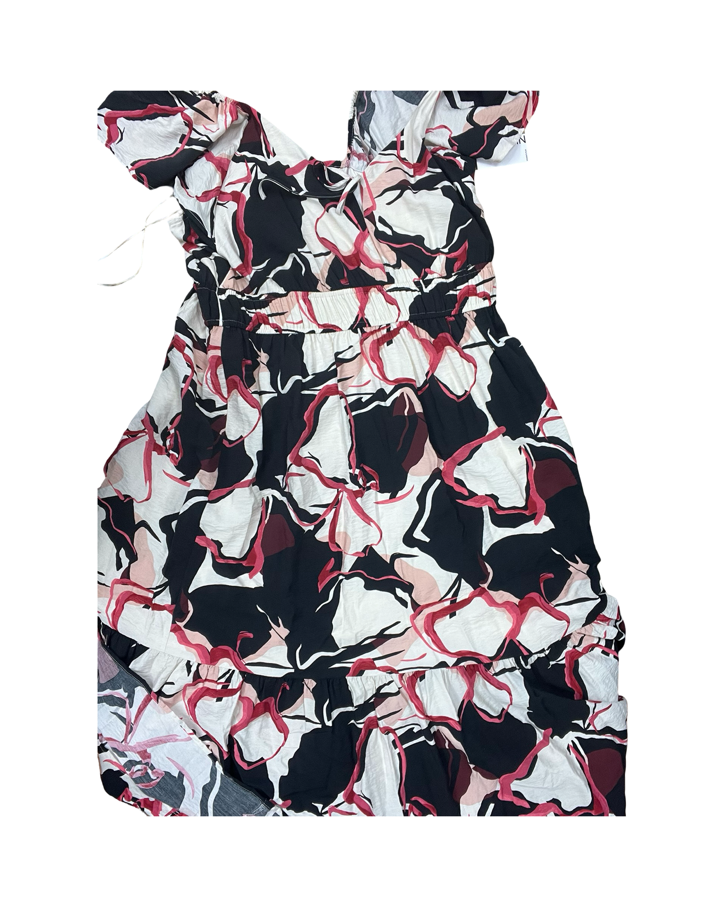 Dress Casual Maxi By Nine West In Black & White, Size:1X