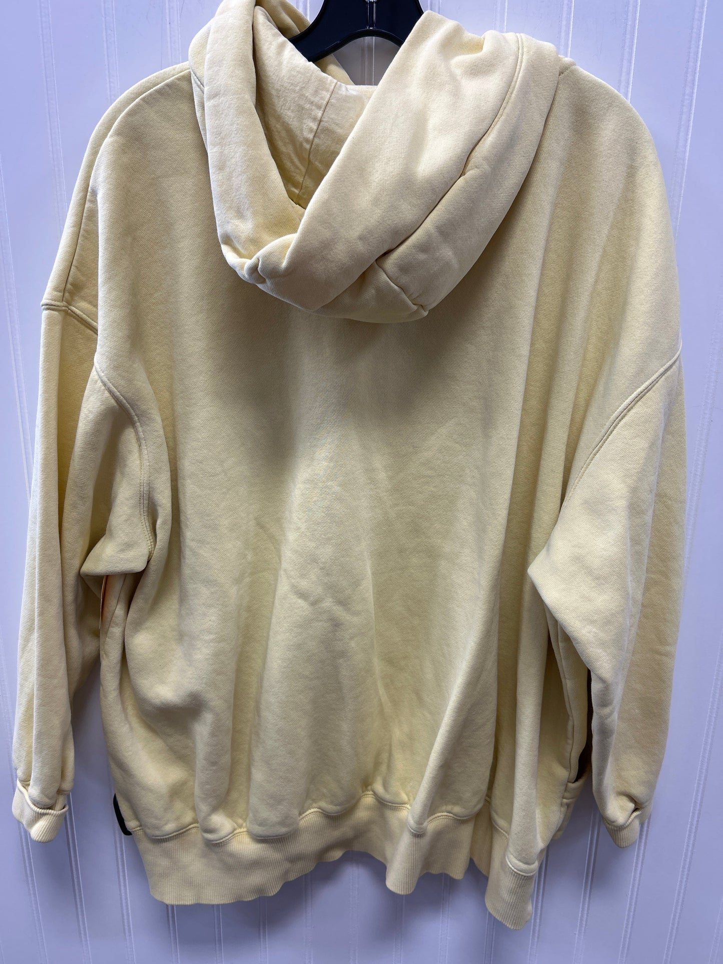 Athletic Sweatshirt Hoodie By Nike Apparel In Yellow, Size:Xl