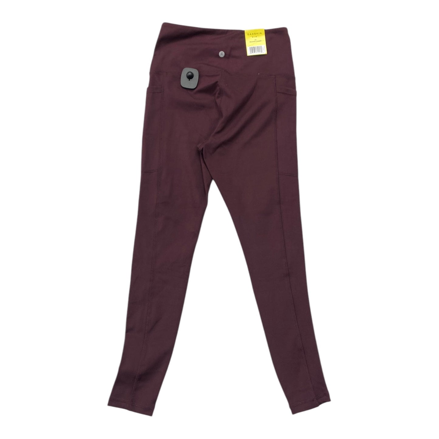 Athletic Leggings By Danskin In Maroon, Size:S