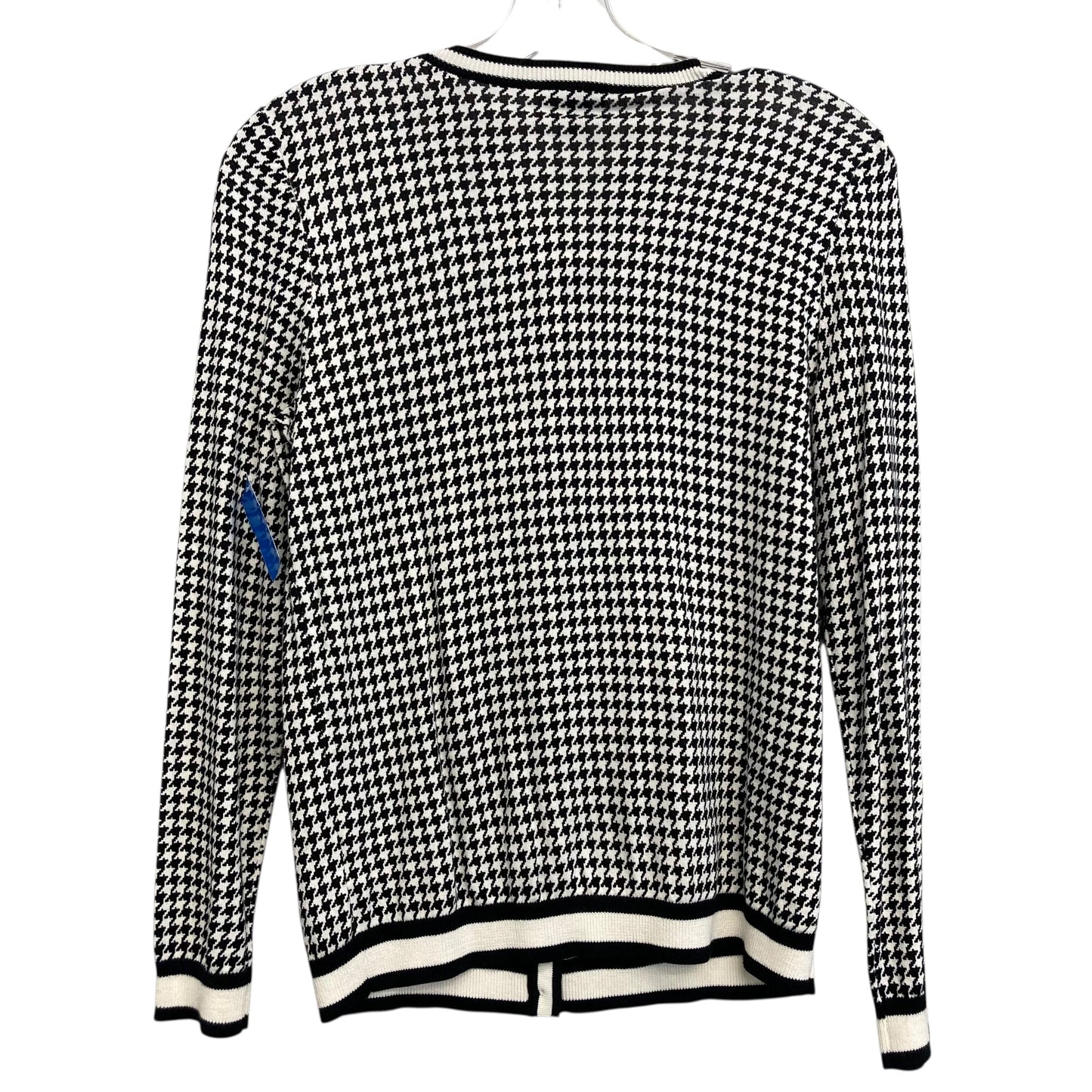 Sweater Cardigan By Talbots In Black & White, Size:Sp