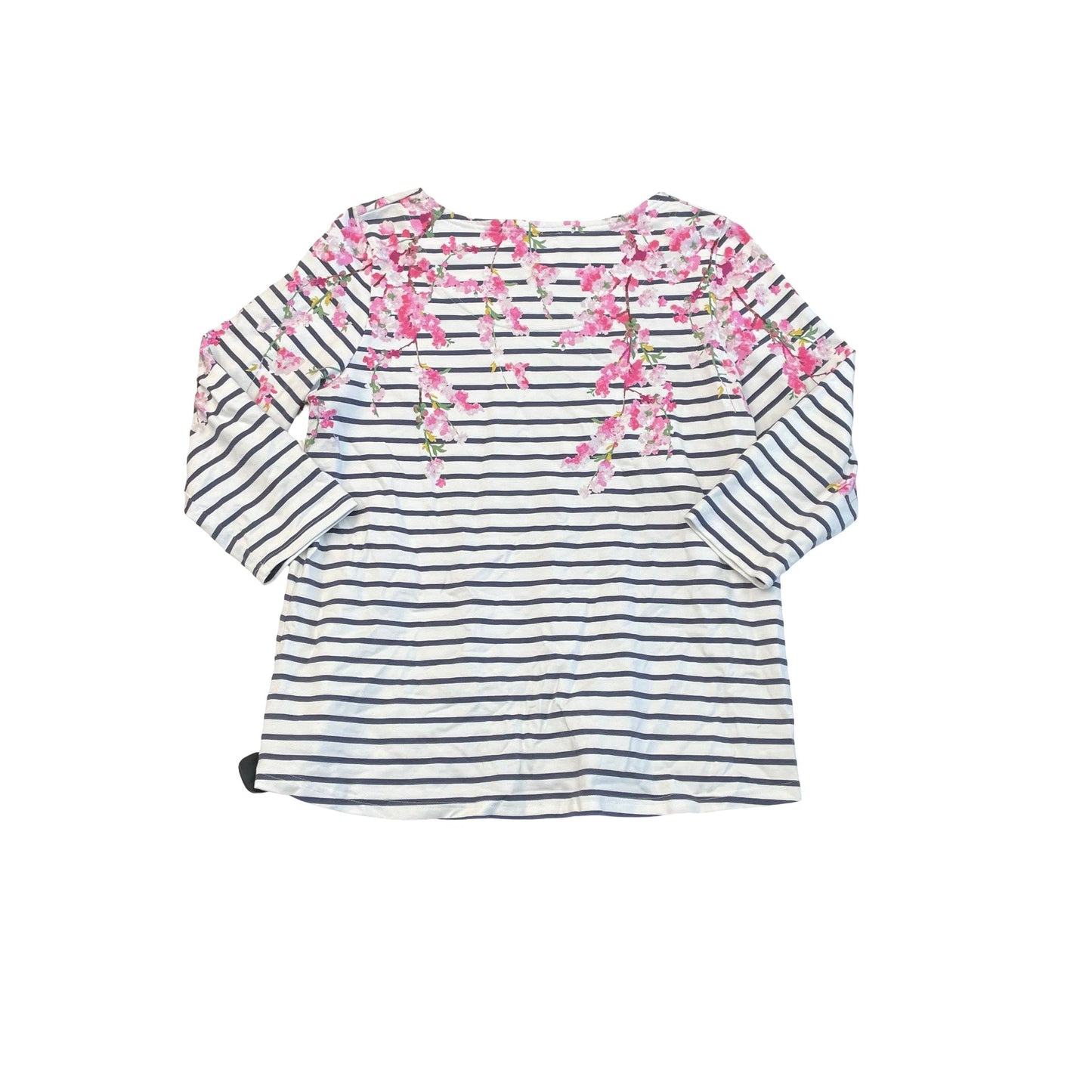 Top 3/4 Sleeve By Joules In Floral Print, Size:14