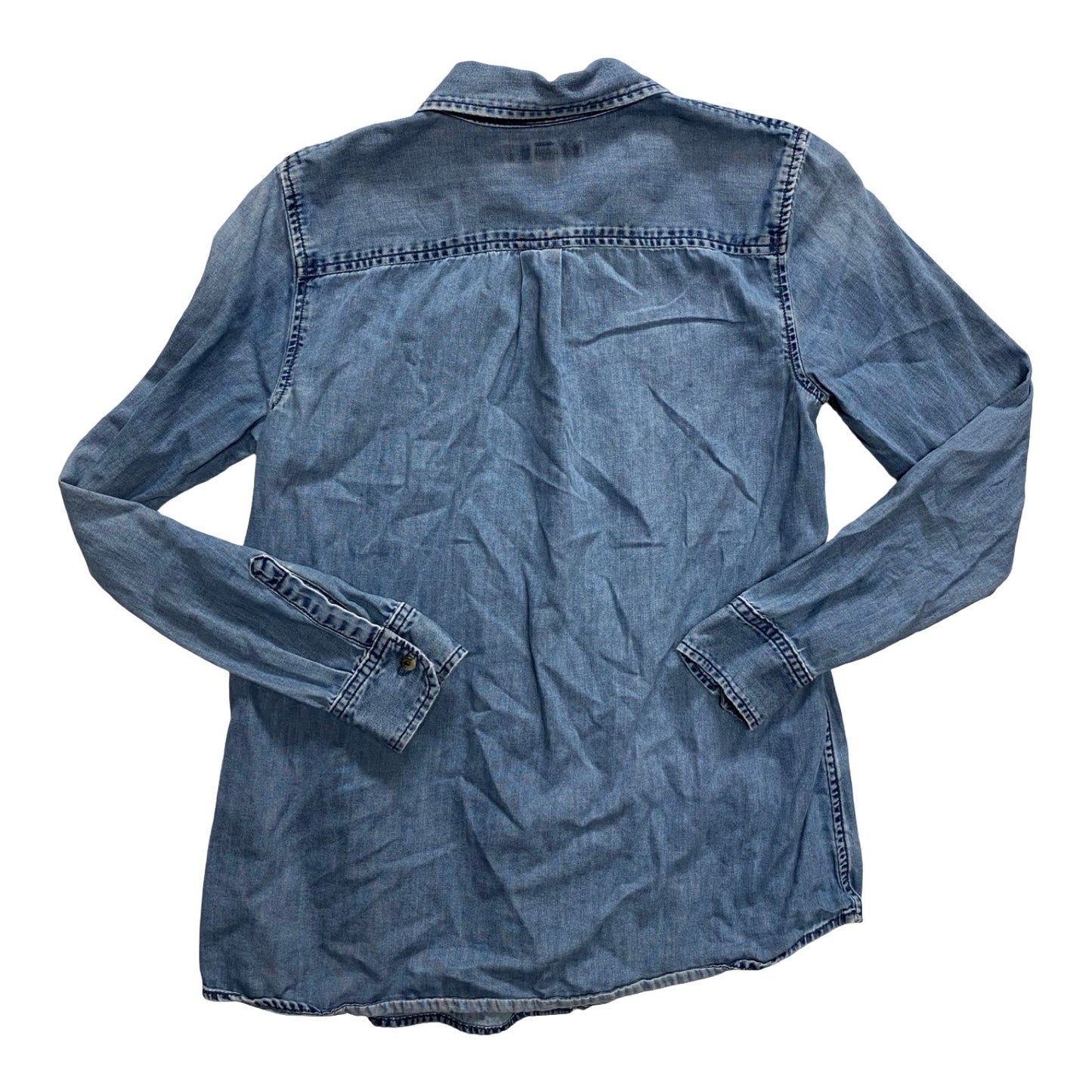 Top Ls By Banana Republic In Blue Denim, Size:S