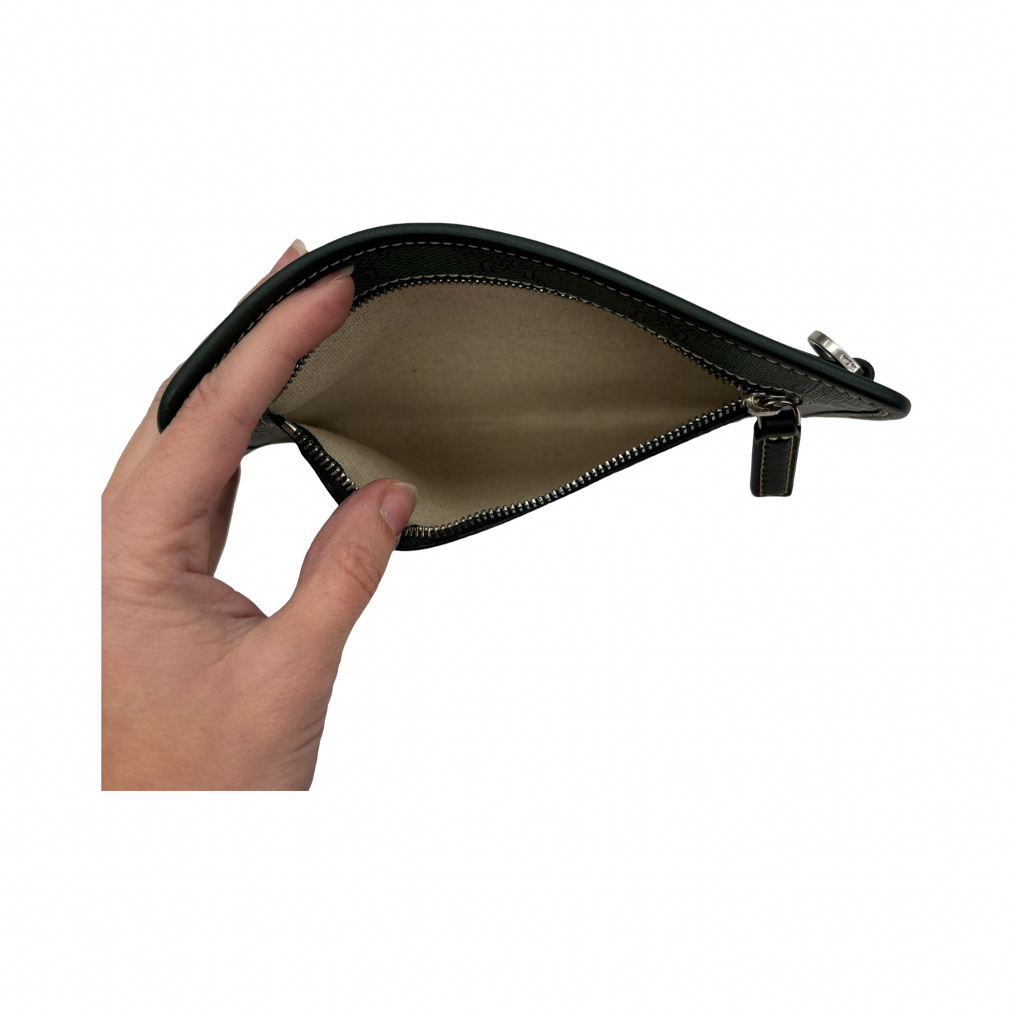 Wristlet Luxury Designer By Mcm In Green, Size:Medium