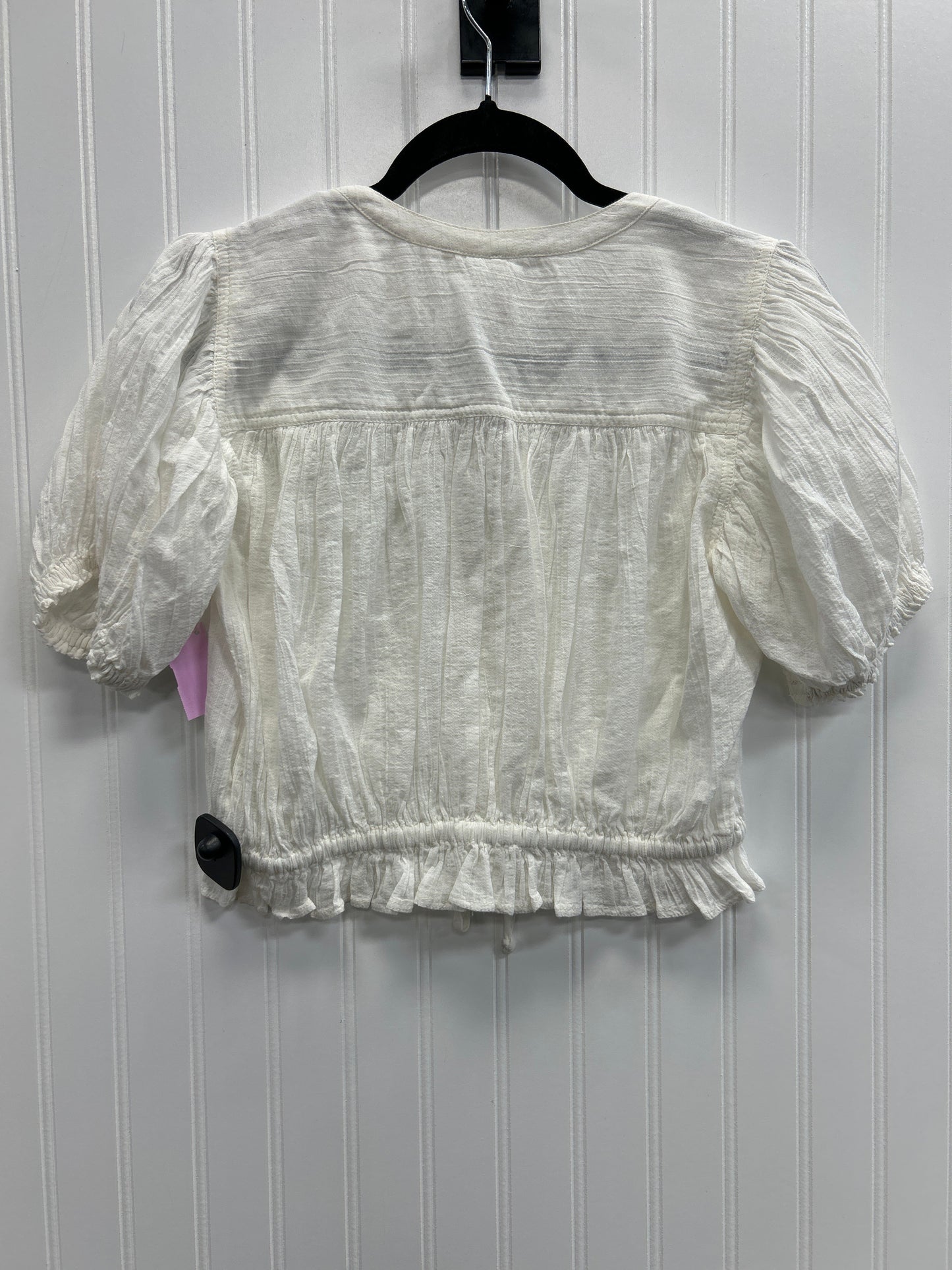 Blouse Ss By Free People In White, Size:Xs