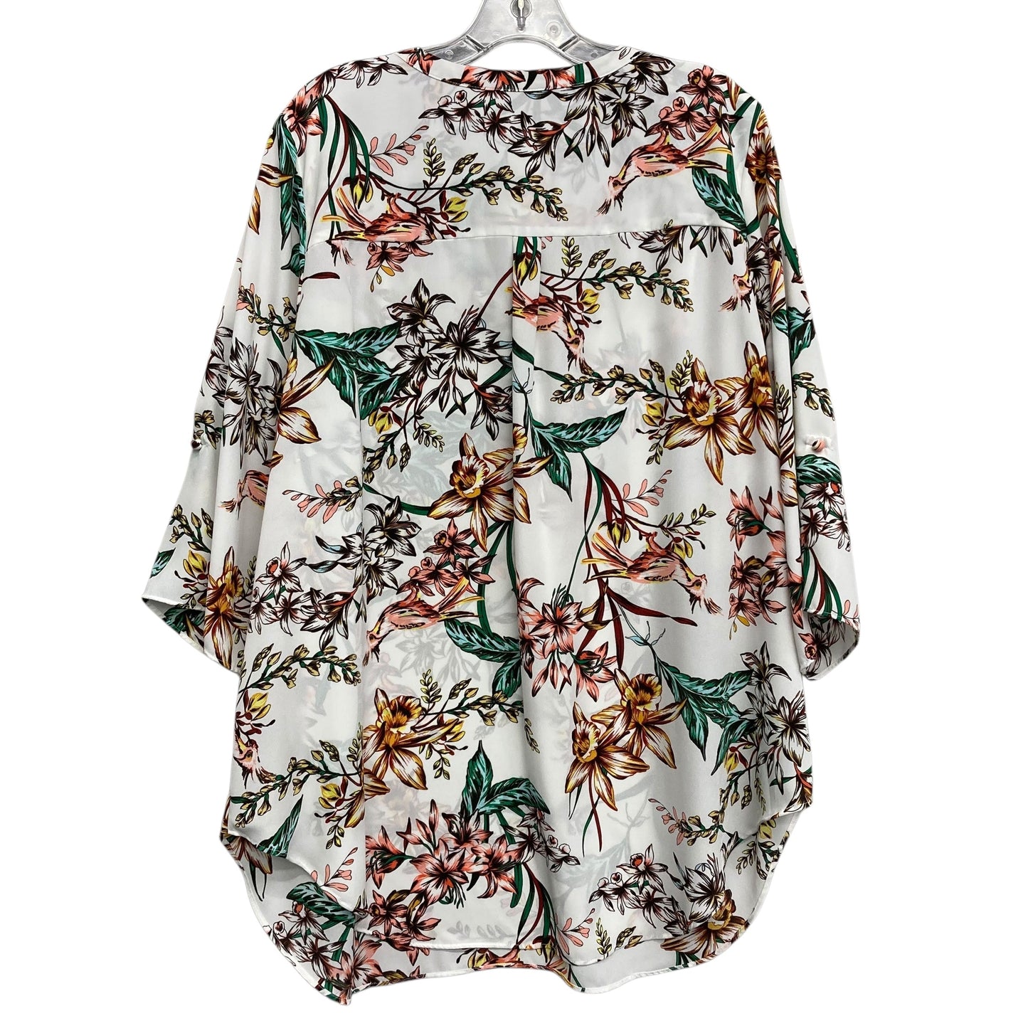 Top Ls By Worthington In Floral Print, Size:2X