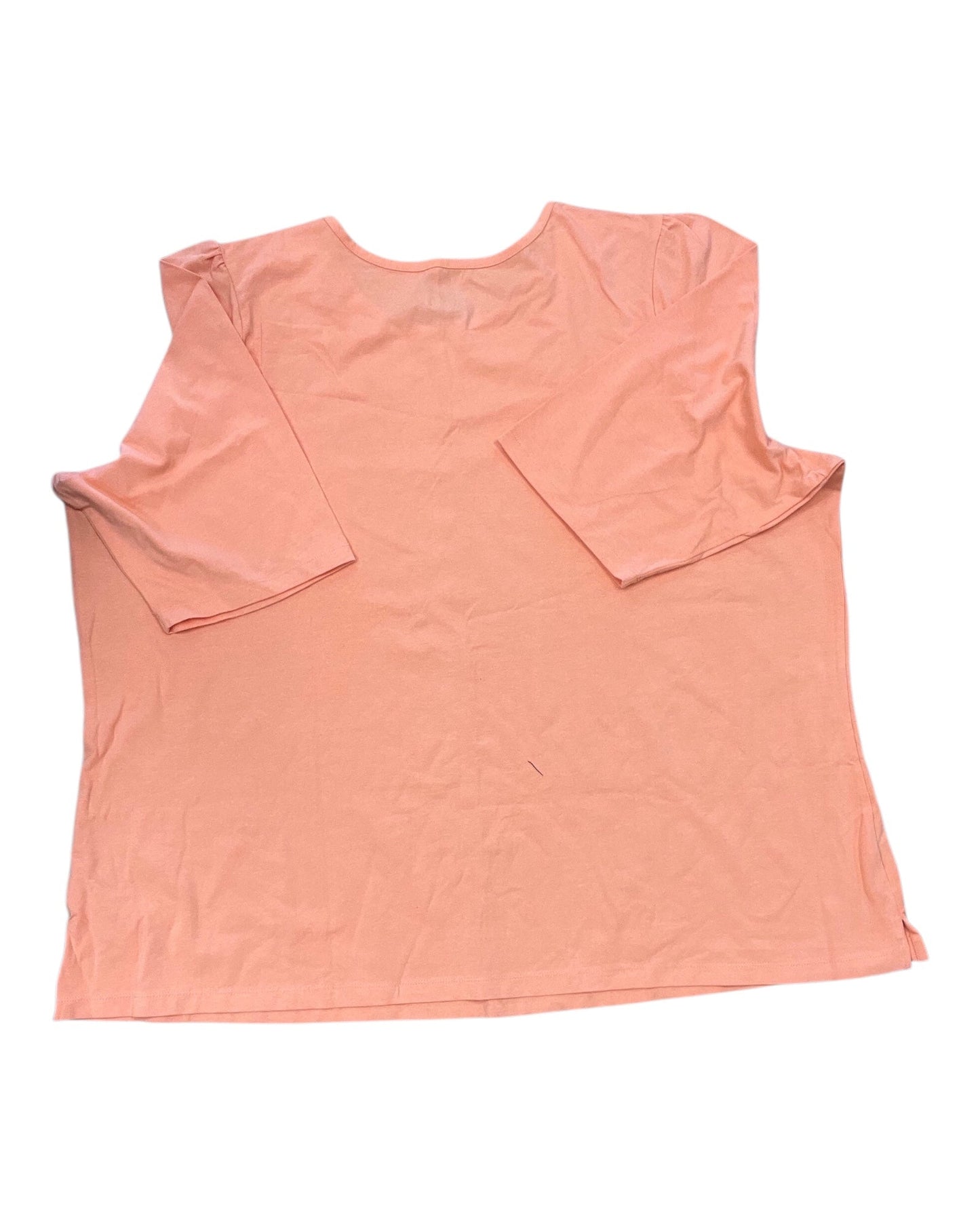 Top Ss By D&Co. In Orange, Size:3X