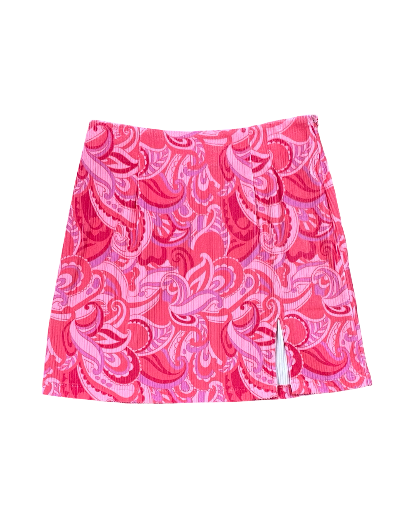 Skirt Mini & Short By Emily Wonder In Orange & Pink, Size:L