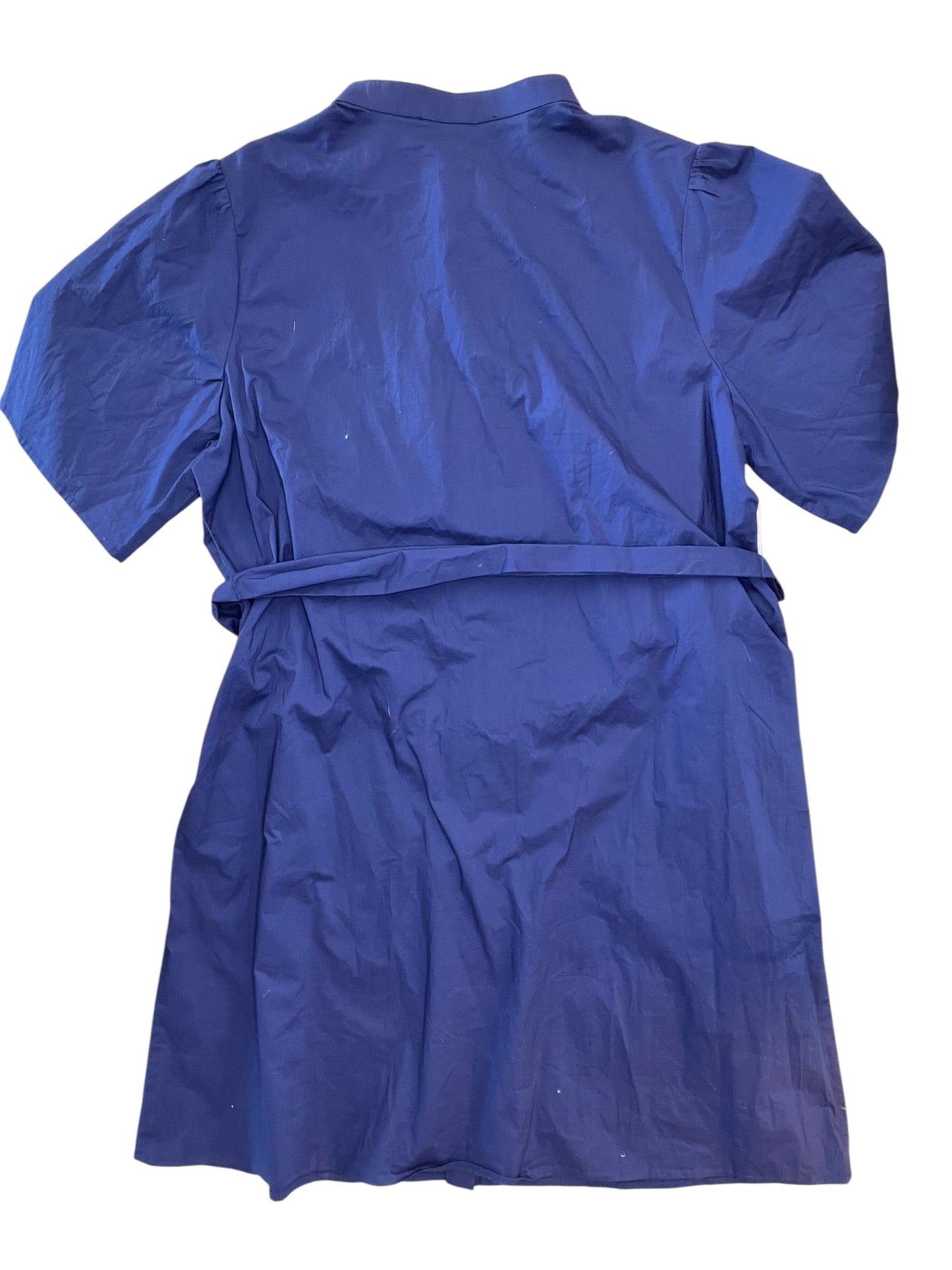 Dress Casual Midi By Clothes Mentor In Blue, Size:Xxl