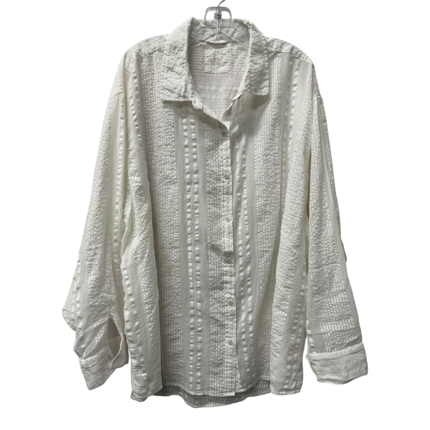 Top Ls By Aerie In White, Size:Xxl