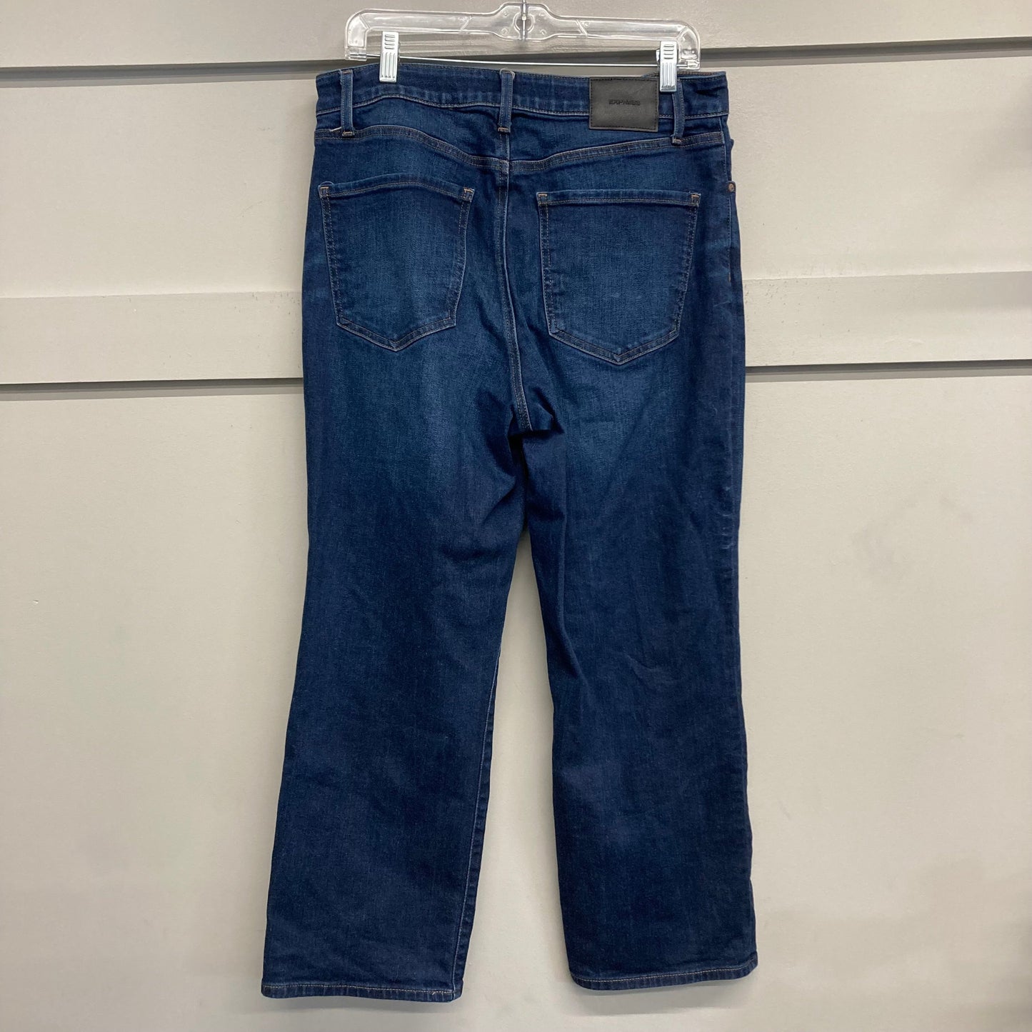 Jeans Straight By Express In Blue Denim, Size:10