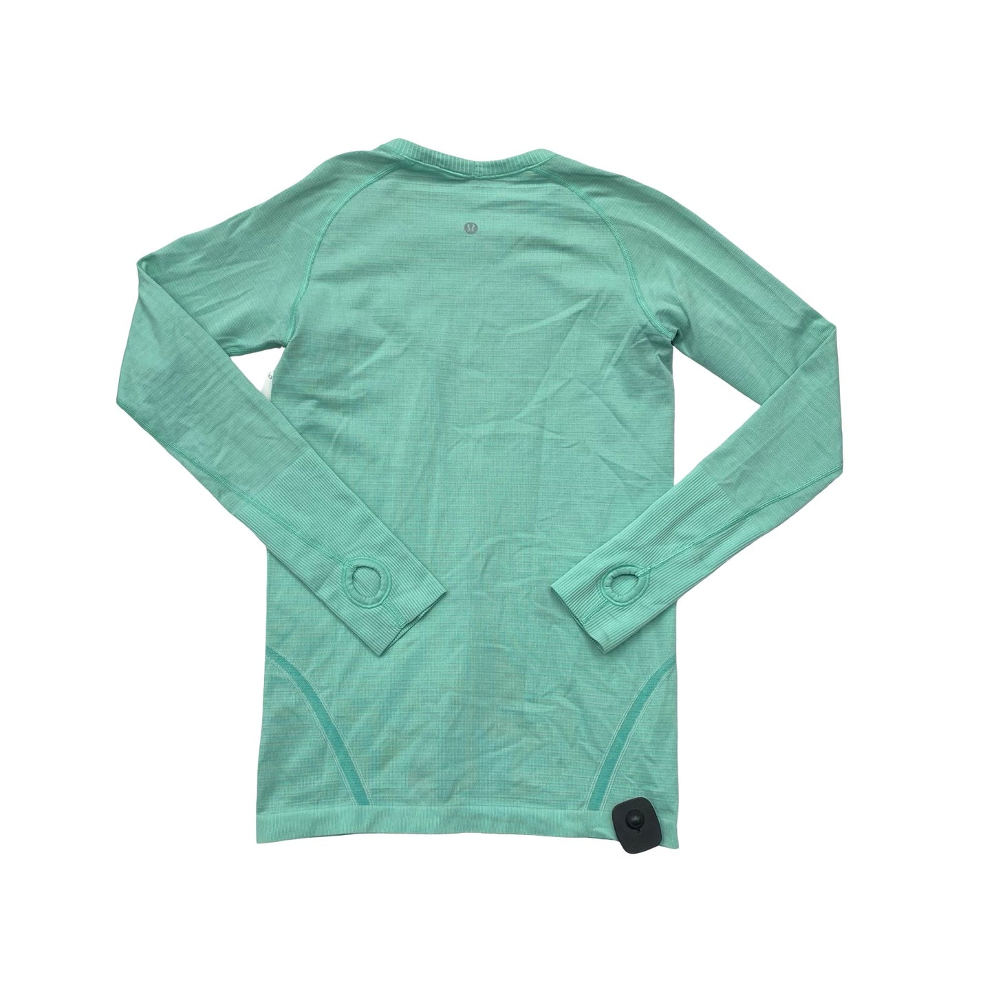 Athletic Top Ls Crewneck By Lululemon In Teal, Size:8