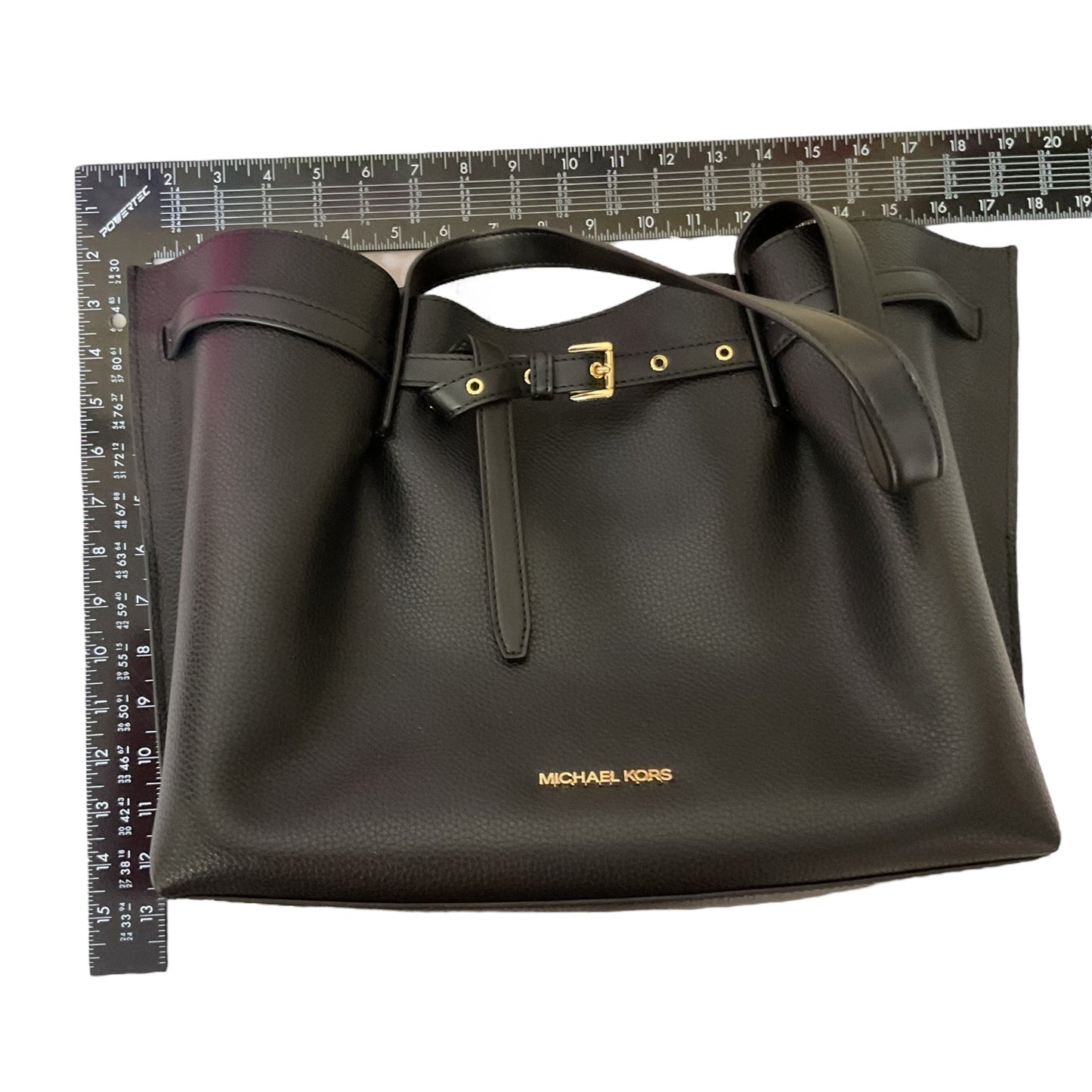 Tote Designer By Michael Kors In Black, Size:Large