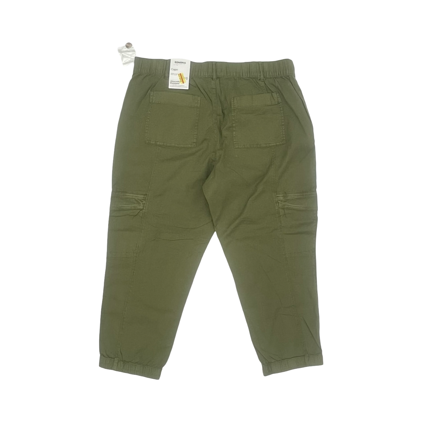Pants Cropped By Sonoma In Green, Size:16