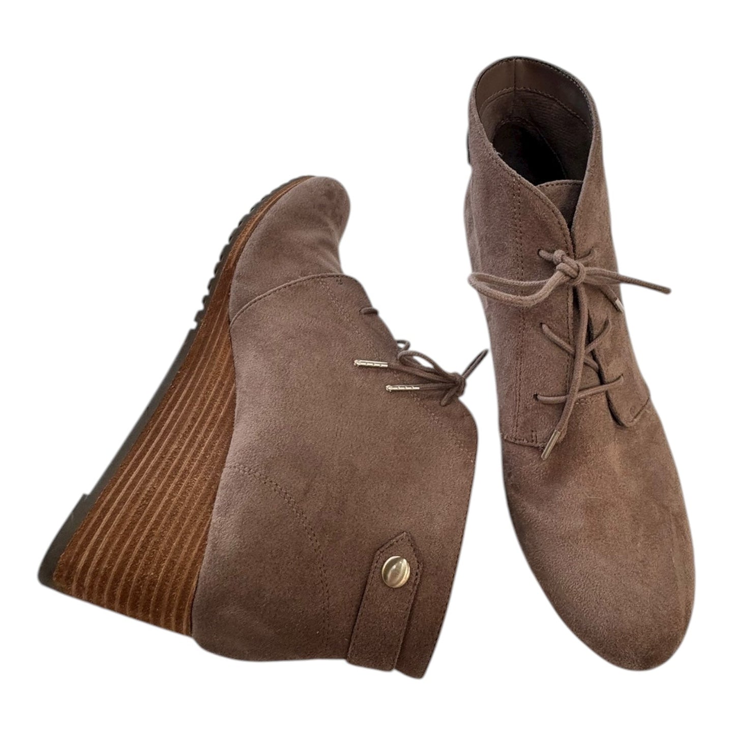 Boots Ankle Heels By Dr Scholls In Brown, Size:9.5