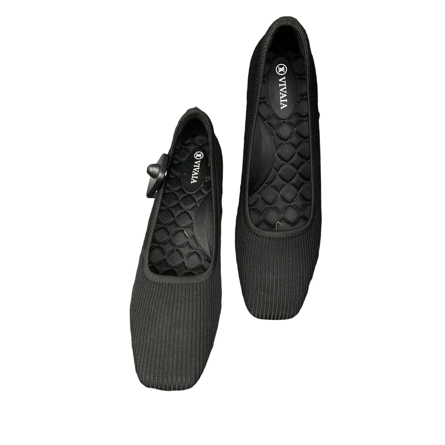 Shoes Heels Block By Vivaia In Black, Size:11.5