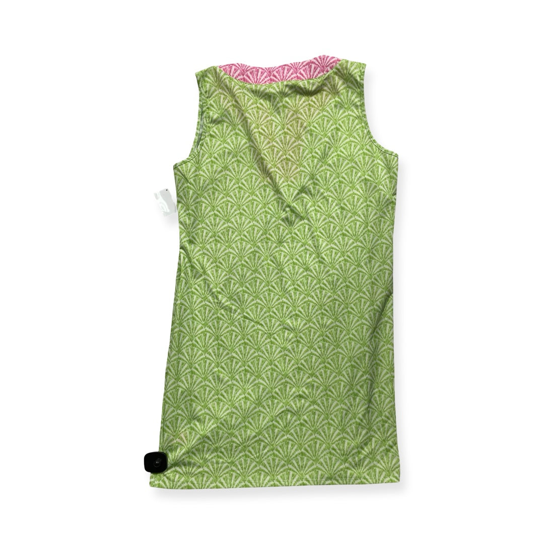 Dress Casual Short By Stella Parker In Green & Pink, Size:L