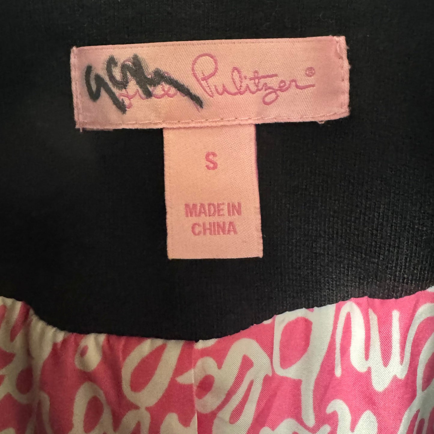 Blazer Designer By Lilly Pulitzer In Black, Size: S