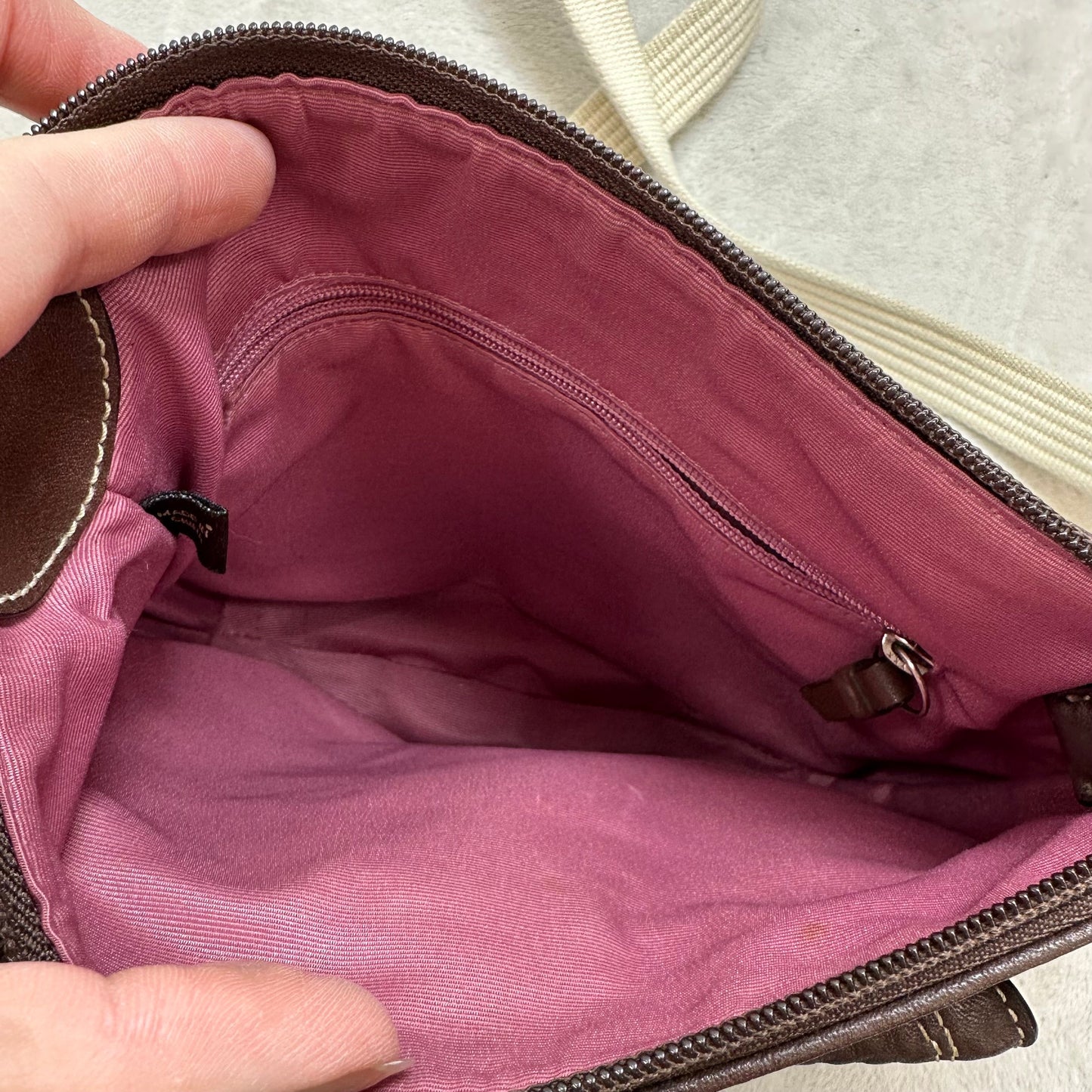 Crossbody Designer By Coach, Size: Small