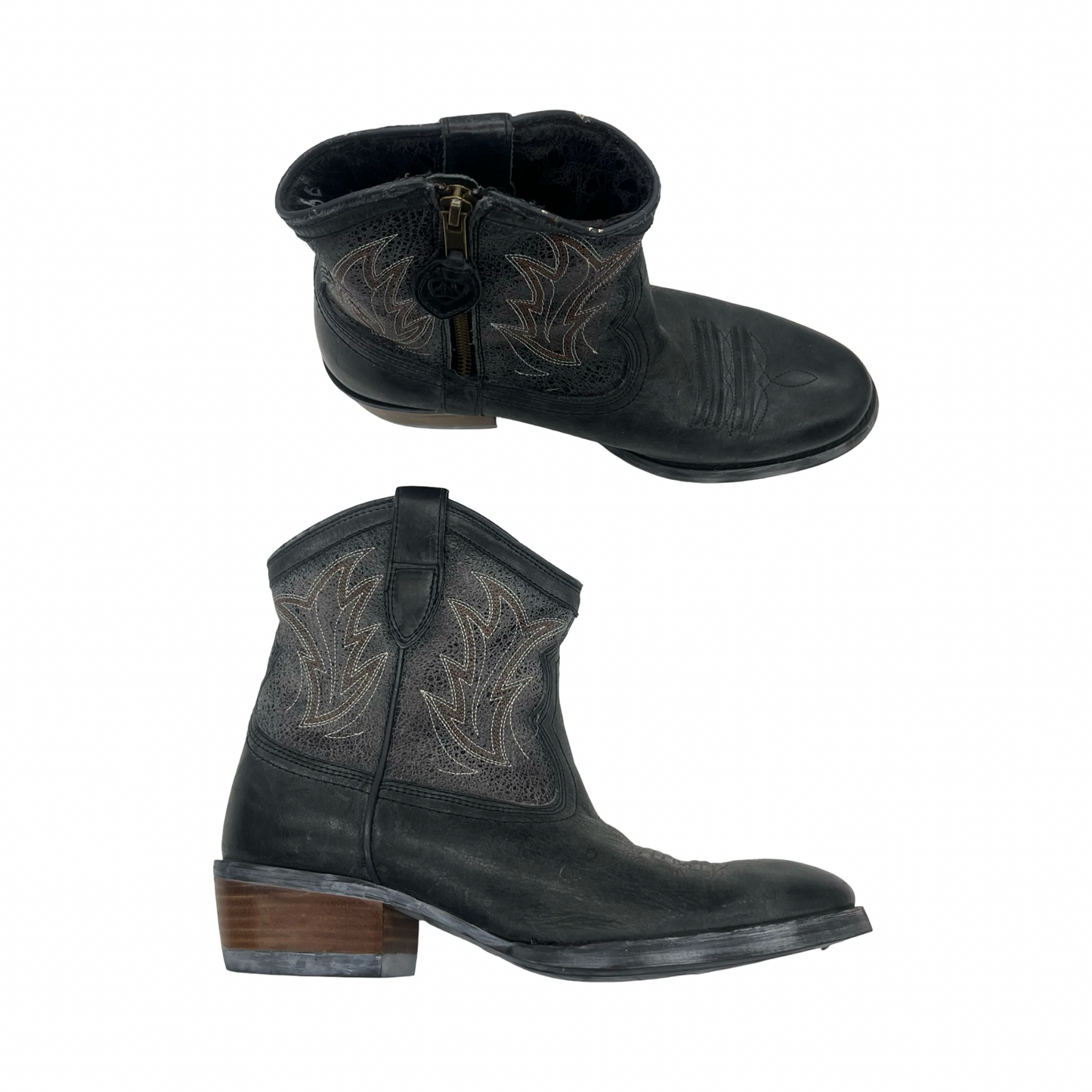 Boots Western By Ariat In Grey, Size:6.5