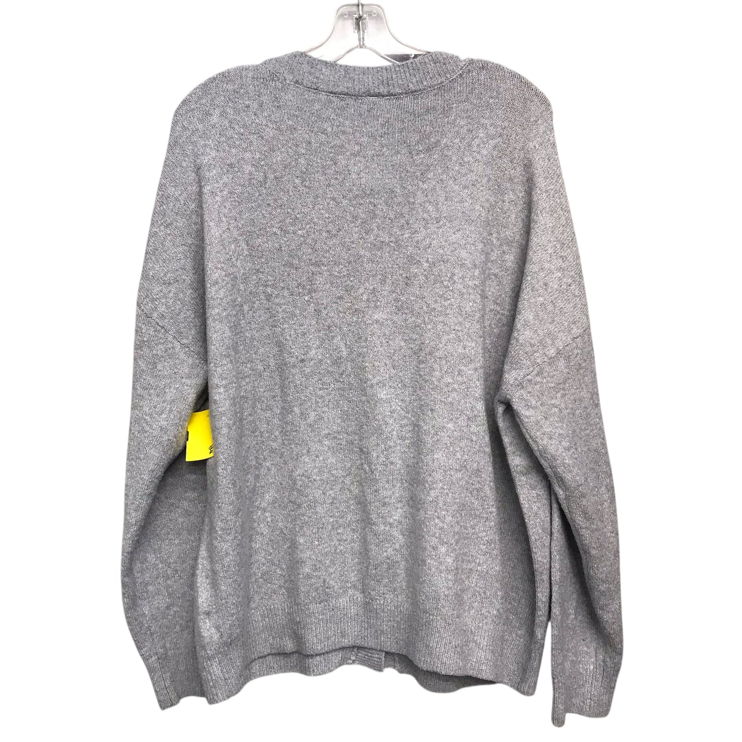 Sweater Cardigan By Abound In Grey, Size:Xl