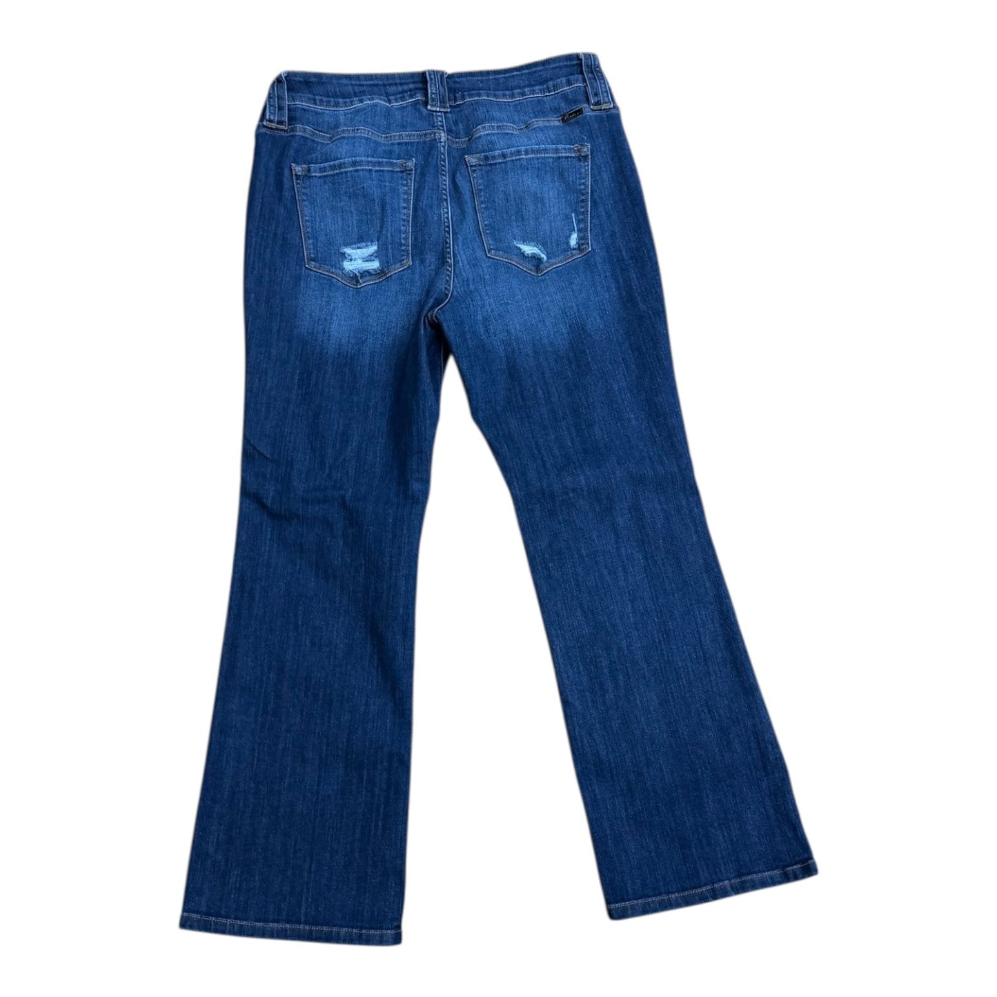 Jeans Boot Cut By Kancan In Blue Denim, Size:14