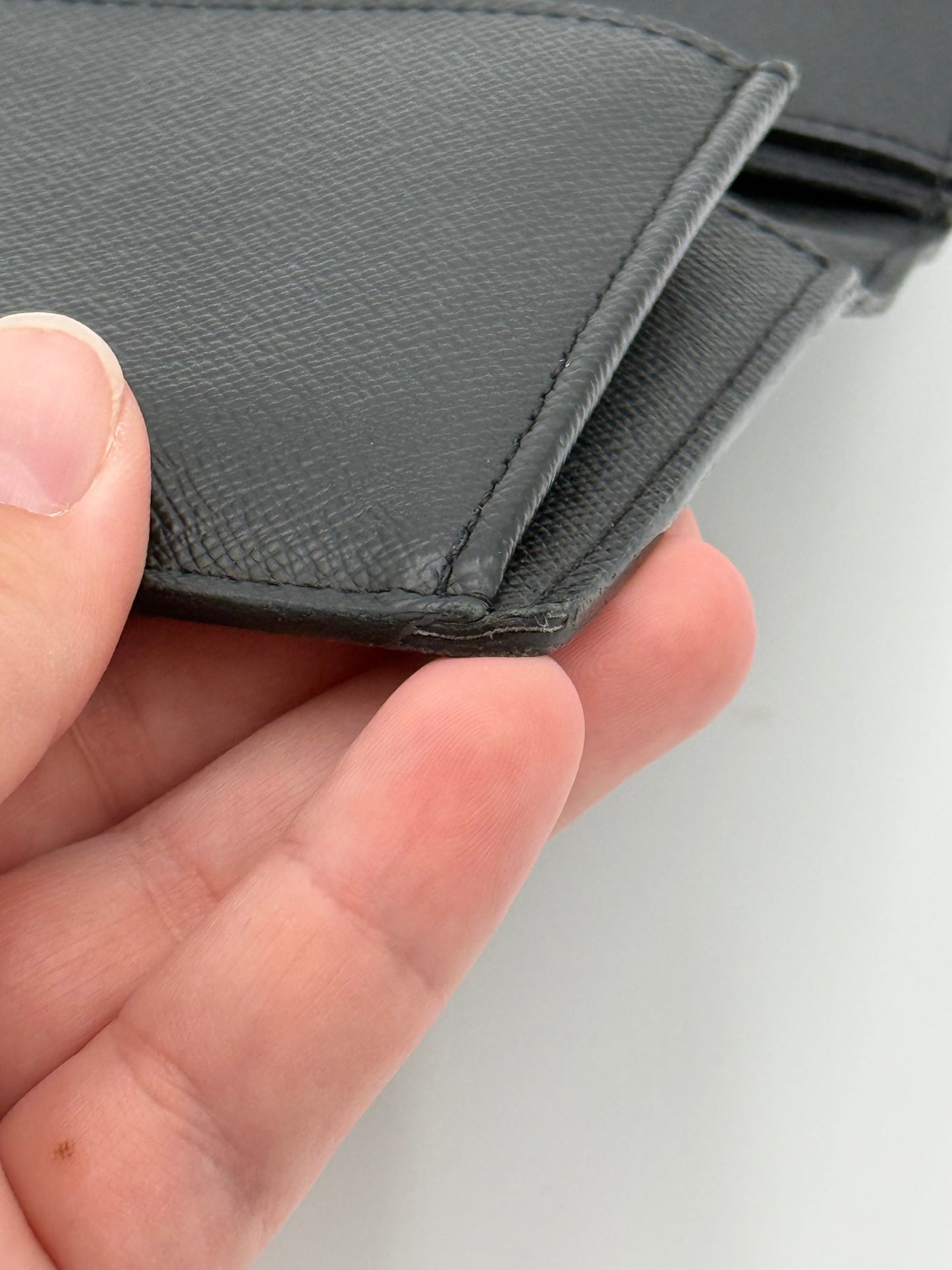 Wallet Luxury Designer By Louis Vuitton In Black & Grey, Size:Large