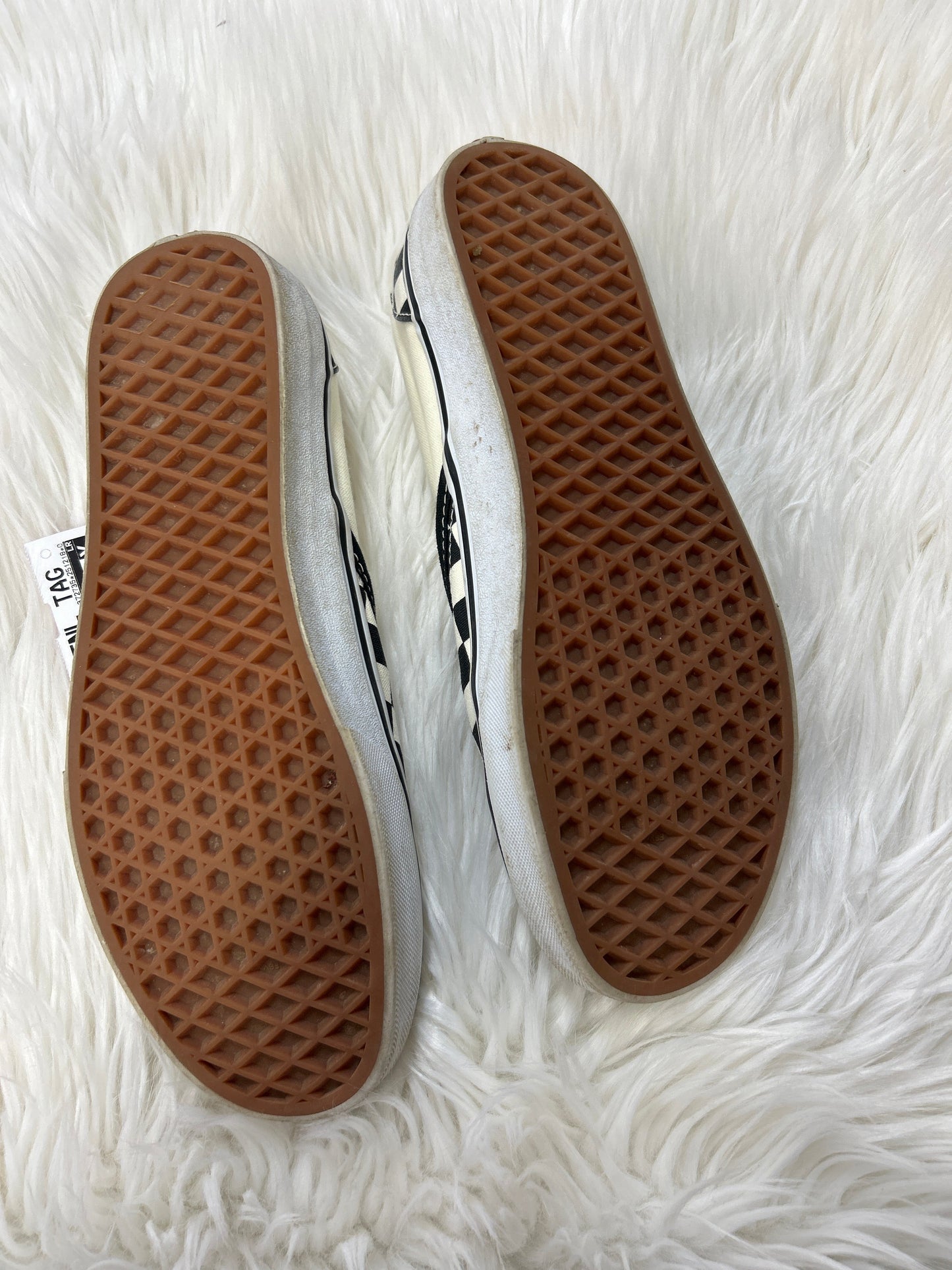 Shoes Flats By Vans In Black, Size:9.5