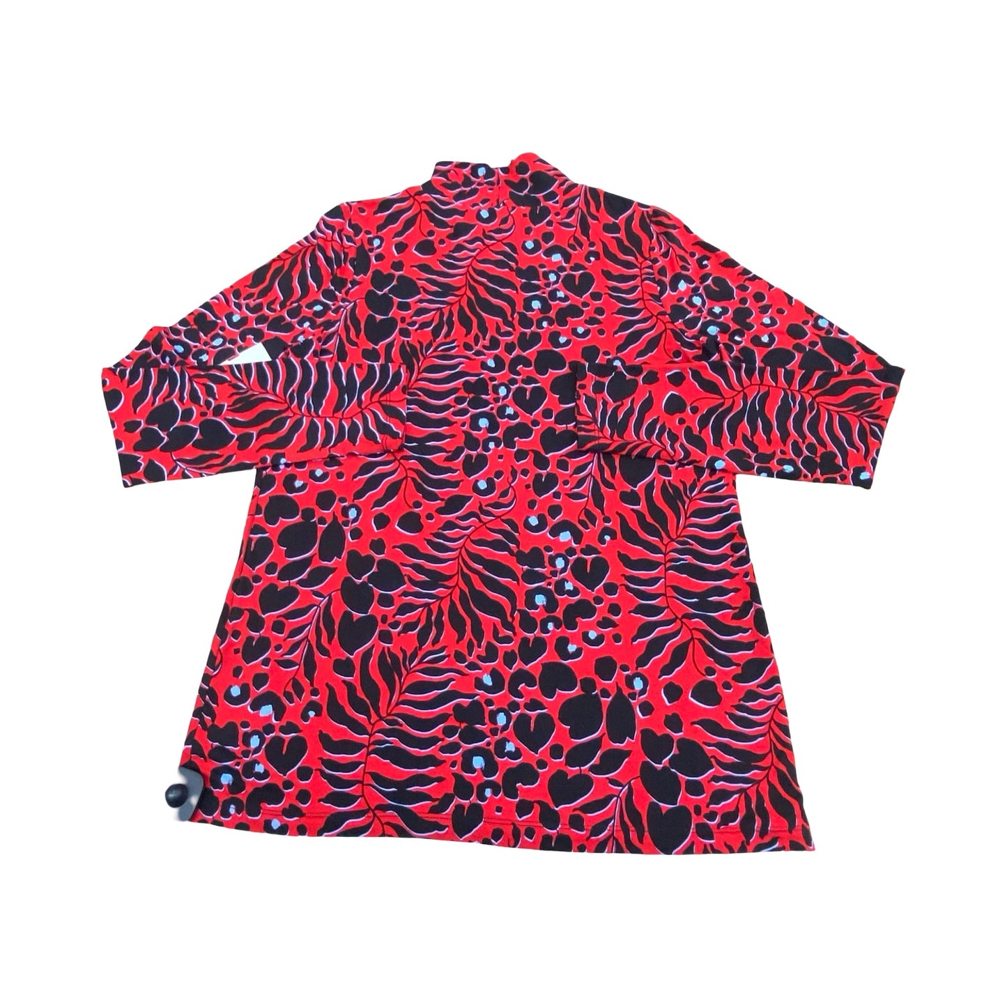 Top Ls By Chicos In Black & Red, Size:S