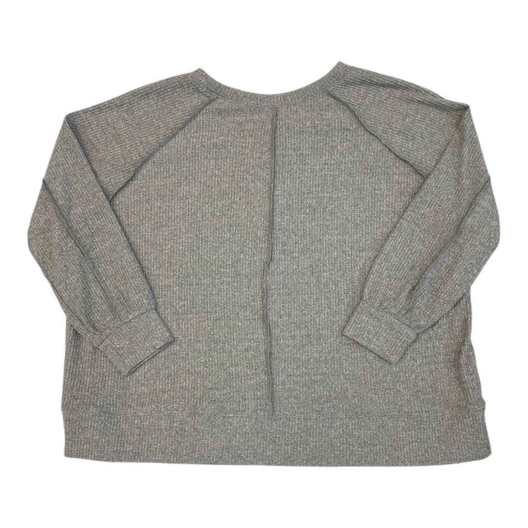 Sweater By Andree By Unit In Tan, Size:1X