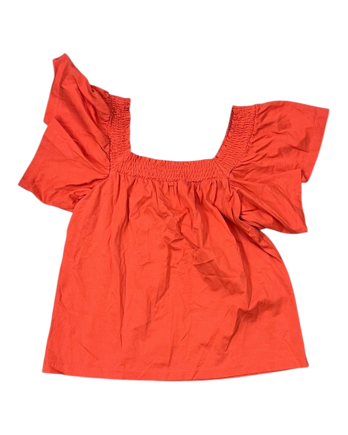 Top Ss By J. Crew In Orange, Size:S