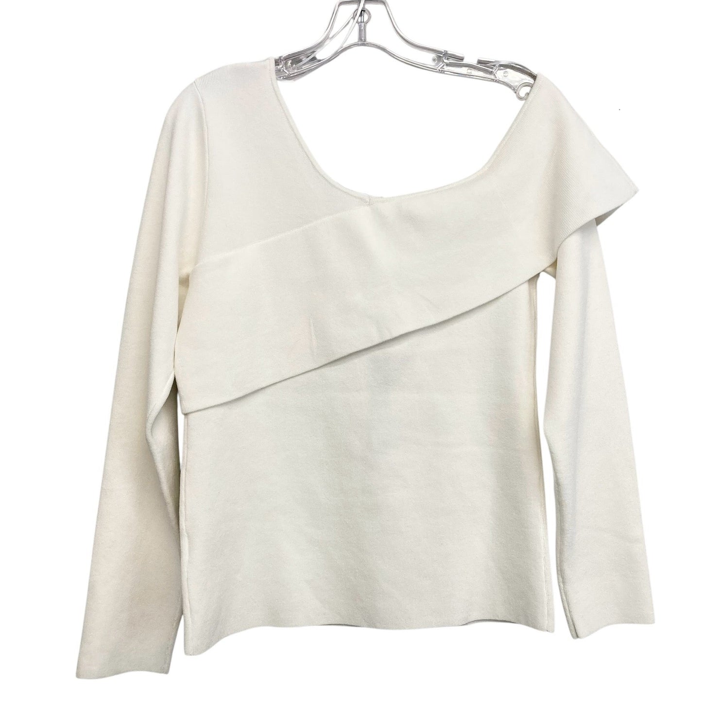 Top Ls By Elie Tahari In Cream, Size:Xl