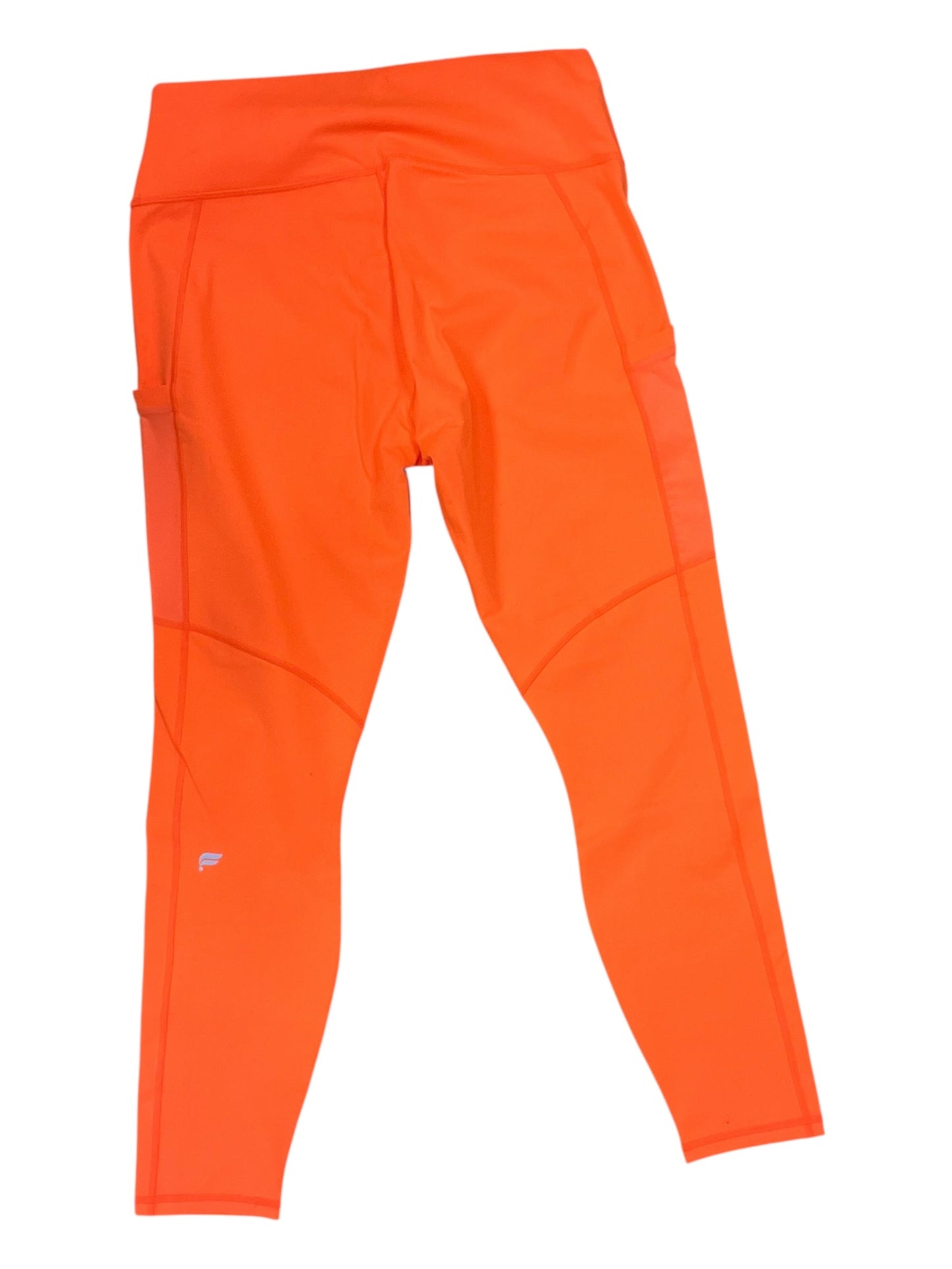 Athletic Leggings By Fabletics In Orange, Size:1X