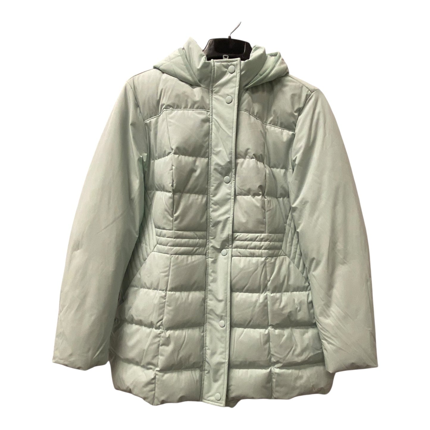 Coat Puffer & Quilted By Lands End In Green, Size:Xl