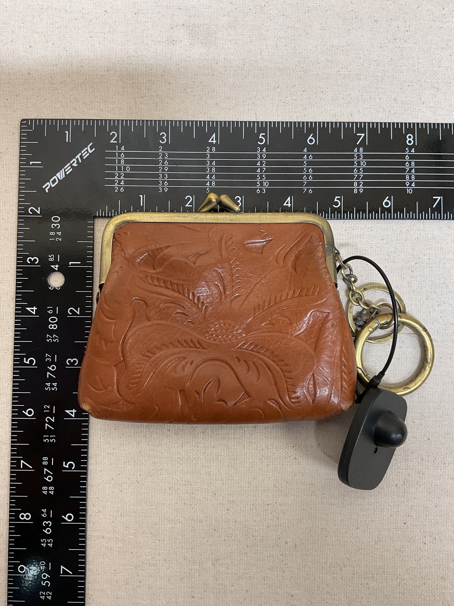 Coin Purse Designer By Patricia Nash In Brown, Size:Small