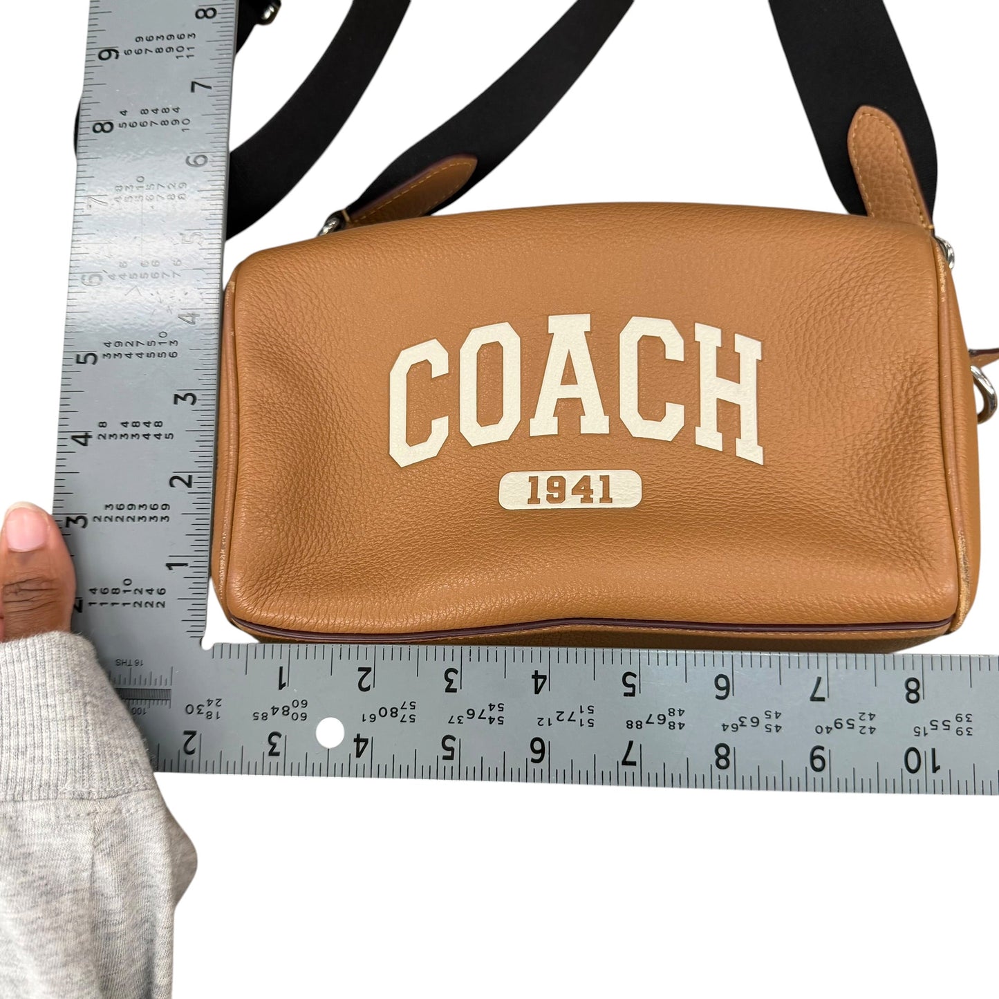 Crossbody Designer By Coach, Size: Medium