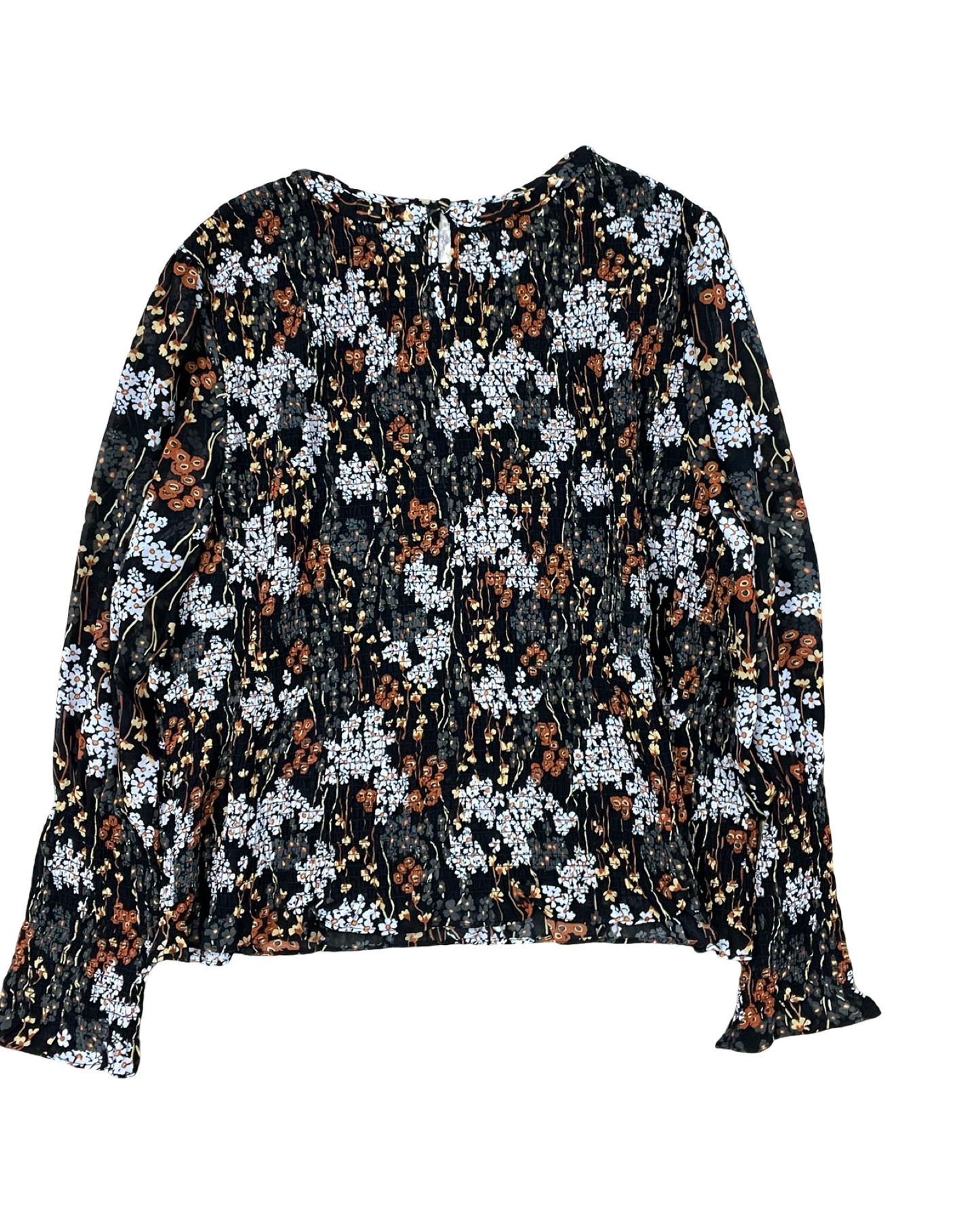 Top Ls By Terra & Sky In Black & Orange, Size:2X