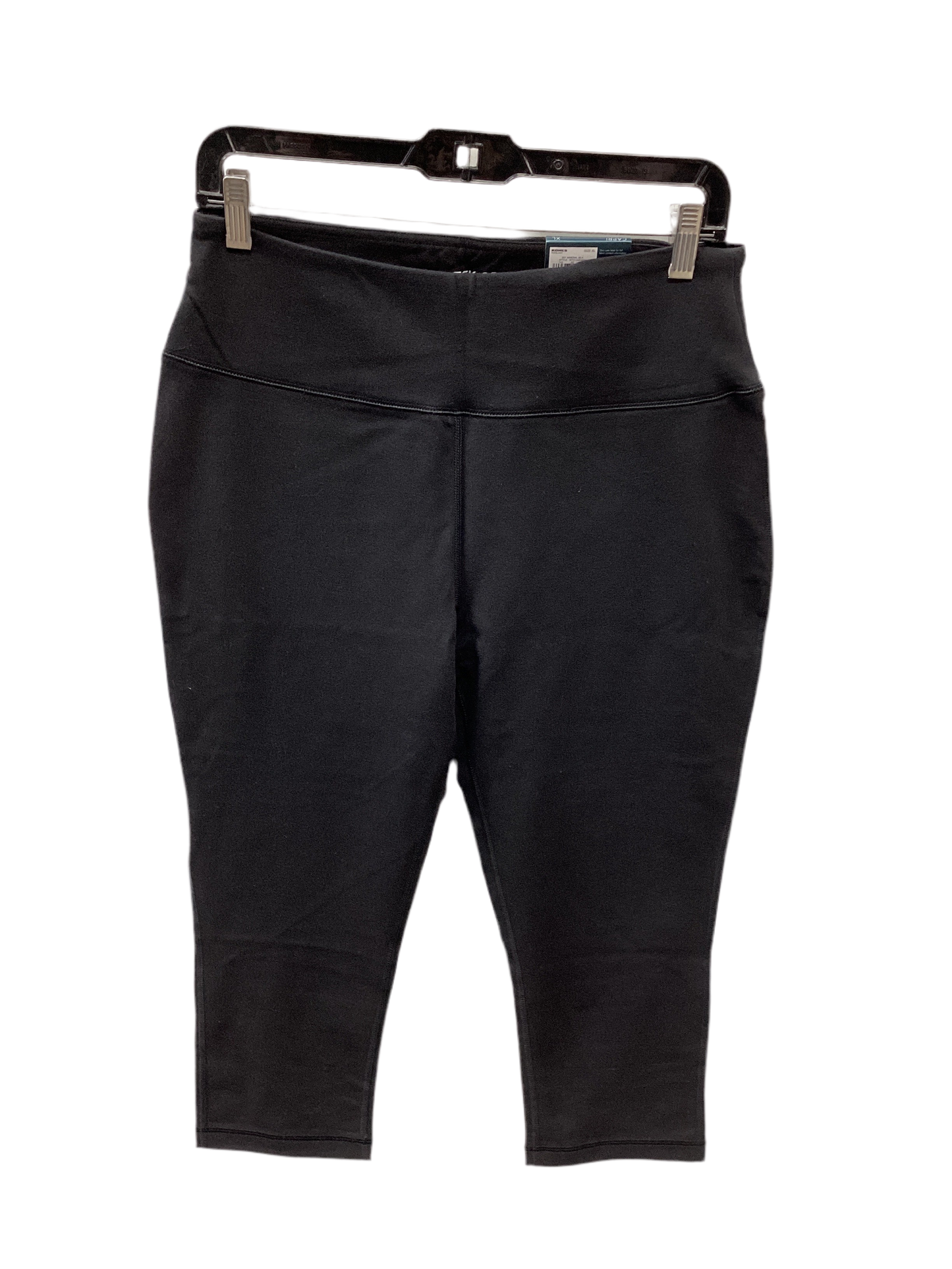 Athletic Leggings Capris By Tek Gear In Black, Size:Xl
