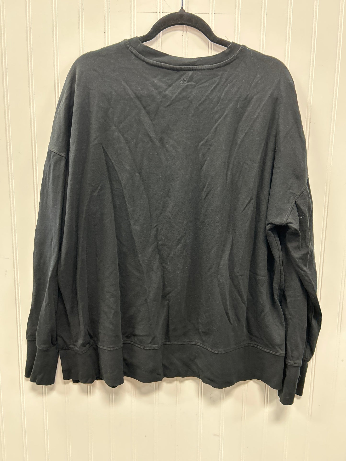 Athletic Top Ls Crewneck By Sweaty Betty In Black, Size:1X