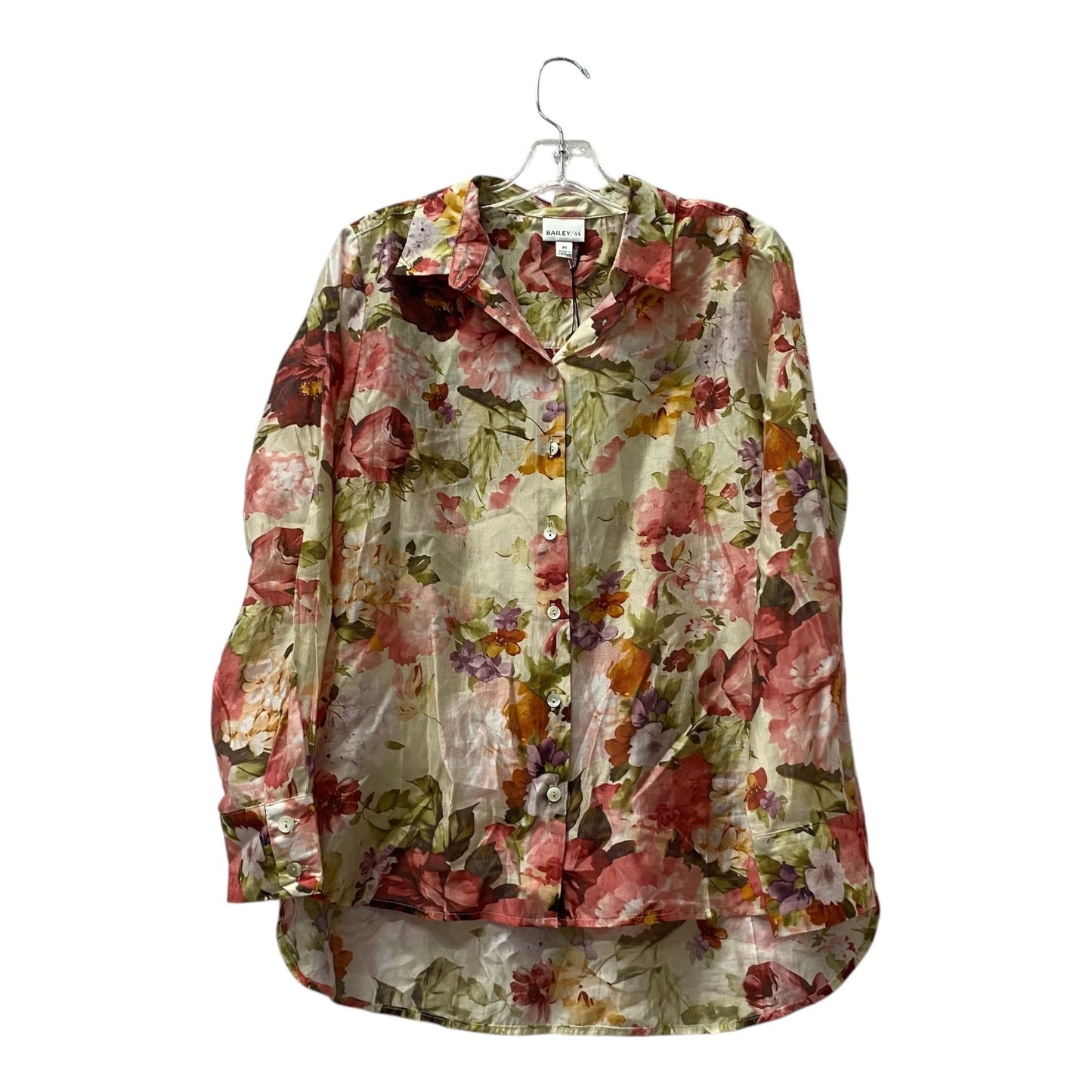 Blouse Ls By Bailey 44 In Pink, Size:M