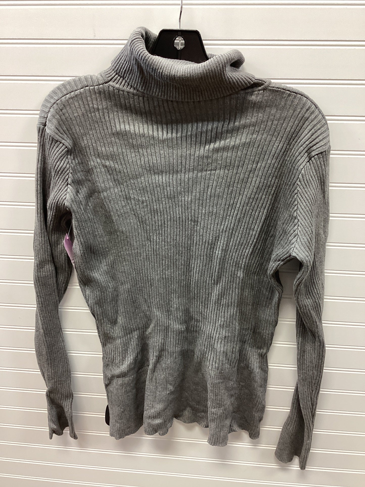 Blouse Ls By Clothes Mentor In Grey, Size:1X