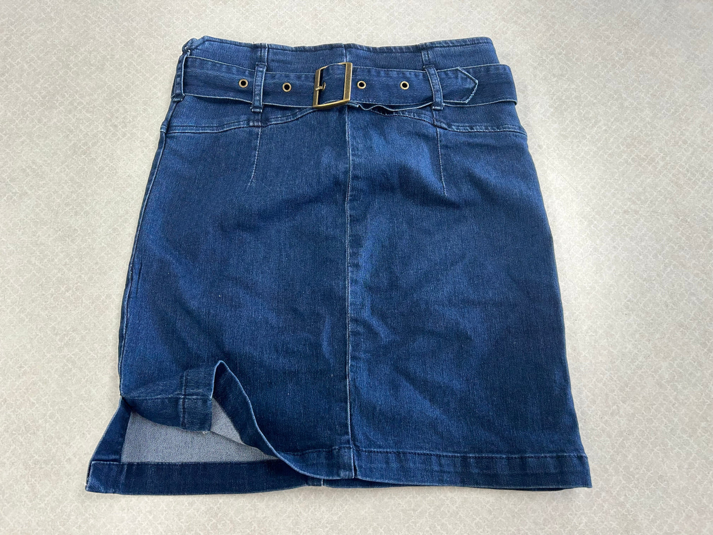 Skirt Mini & Short By Free People In Blue Denim, Size:6