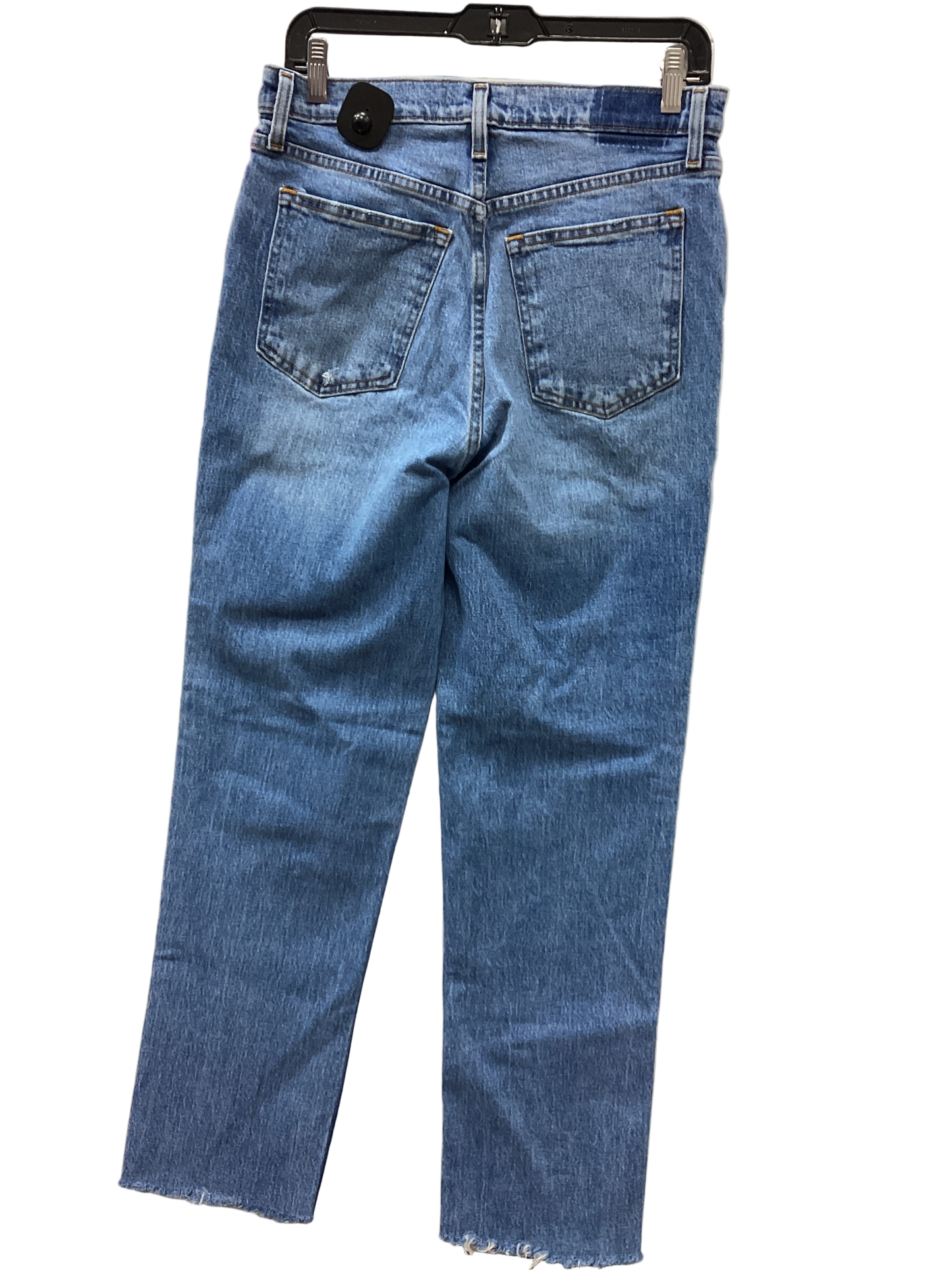 Jeans Straight By Abercrombie And Fitch In Blue Denim, Size:8L