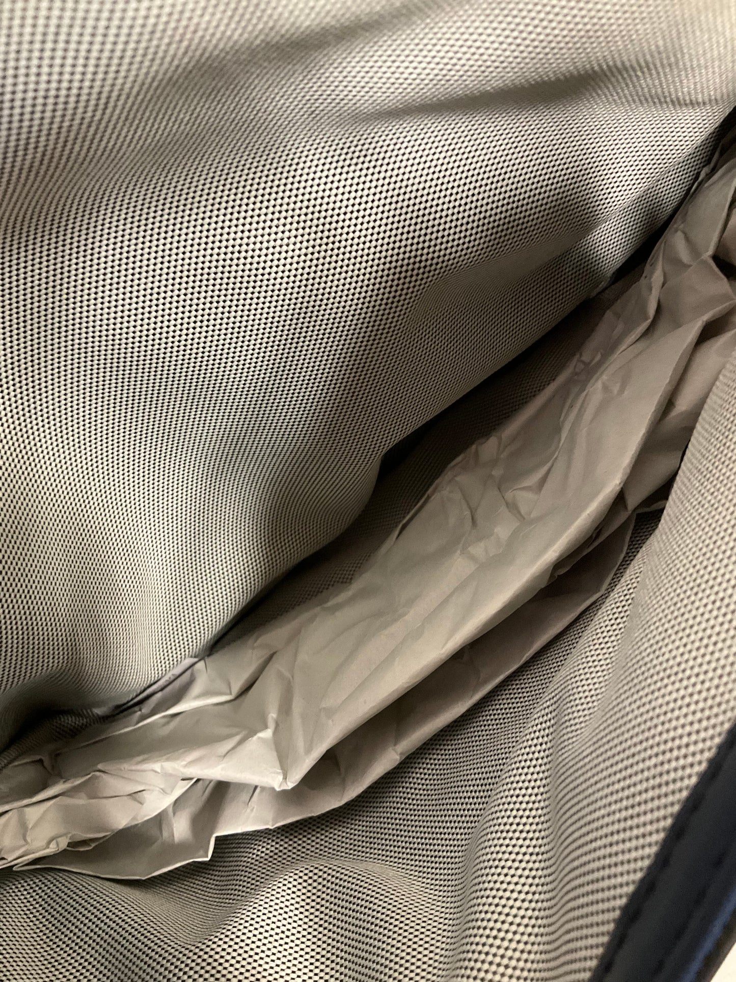 Handbag Leather By Fossil, Size: Medium