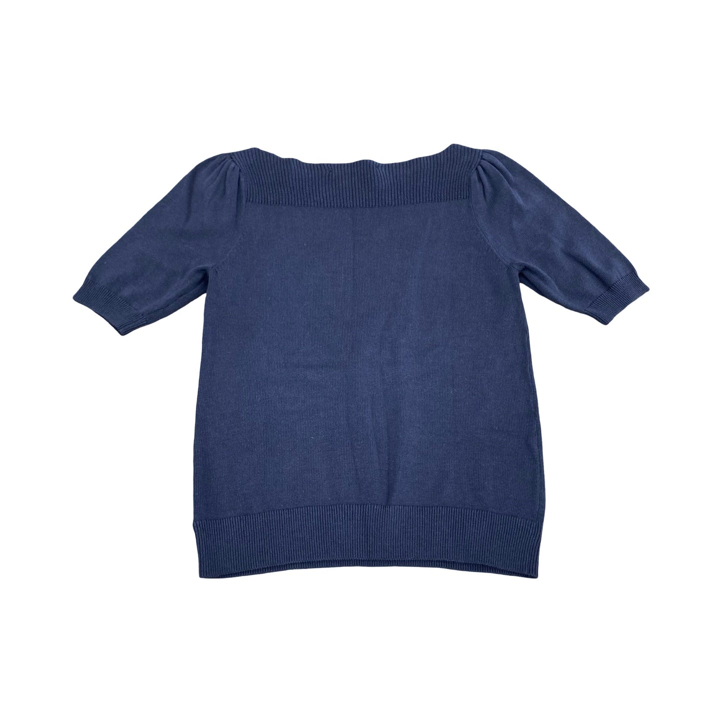 Sweater Ss By Loft In Navy, Size:S