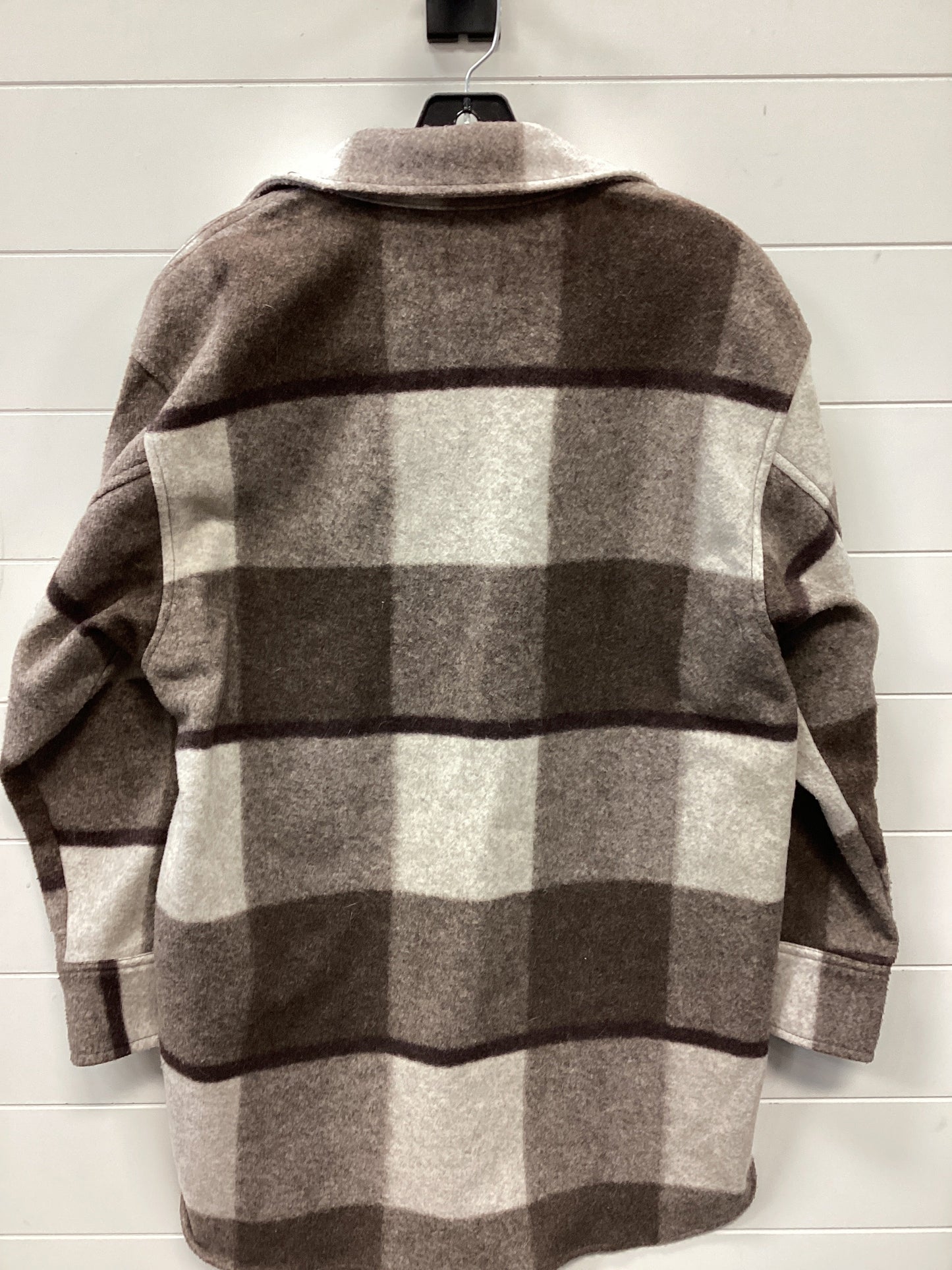 Jacket Fleece By H&M In Brown, Size:S