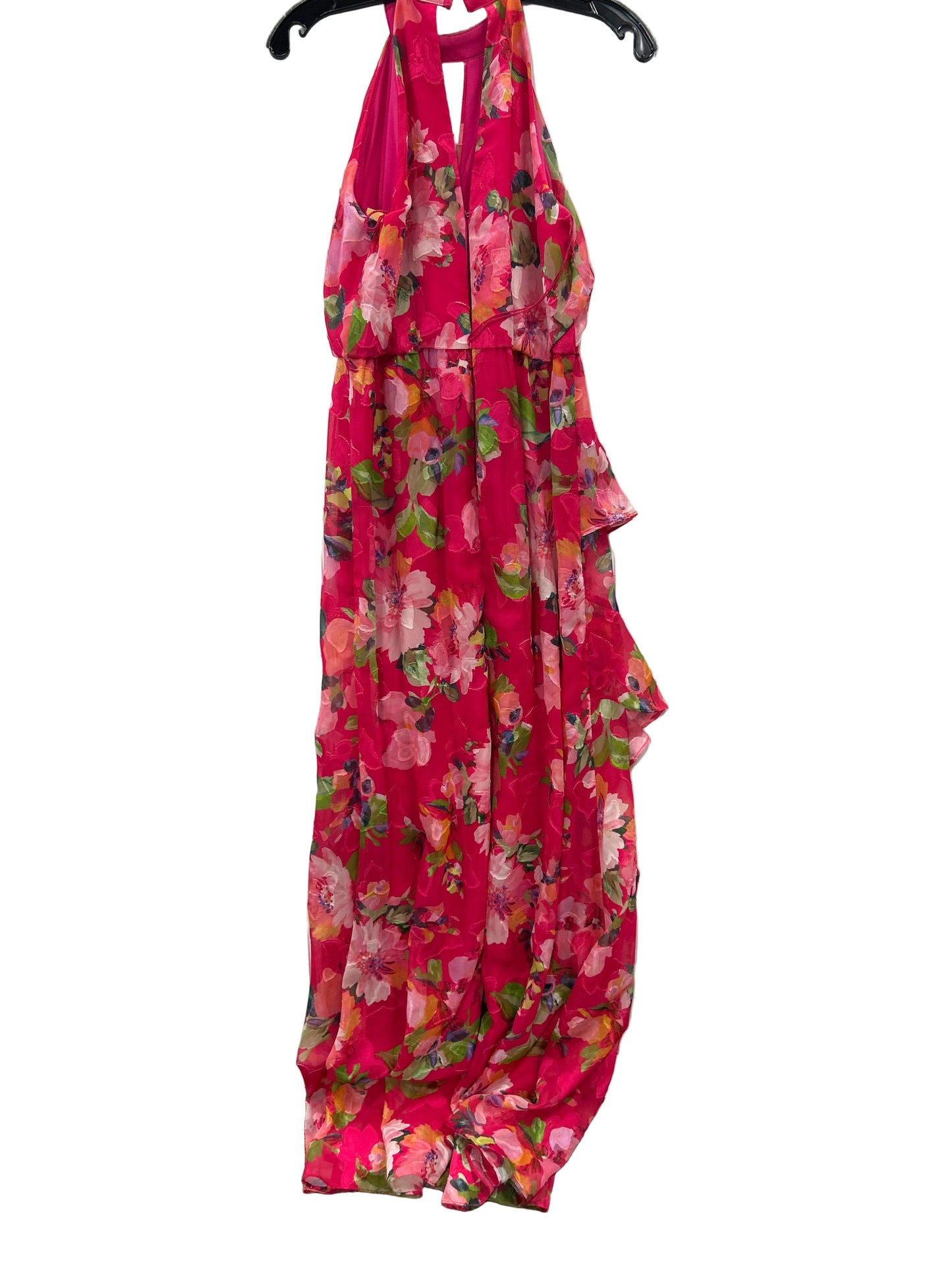 Dress Party Long By Adrianna Papell In Pink, Size:Xs
