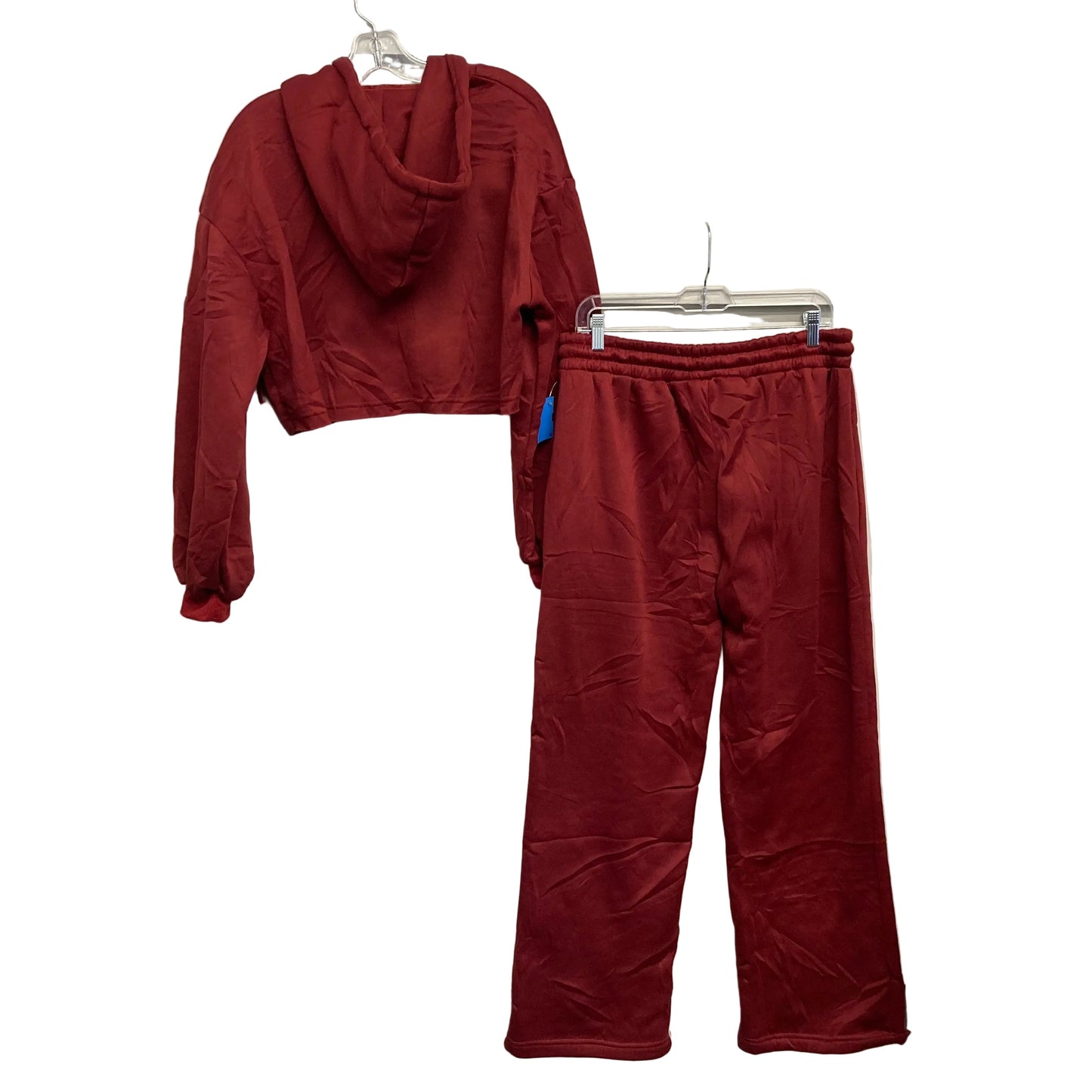 Athletic Pants 2Pc In Red, Size:Xl