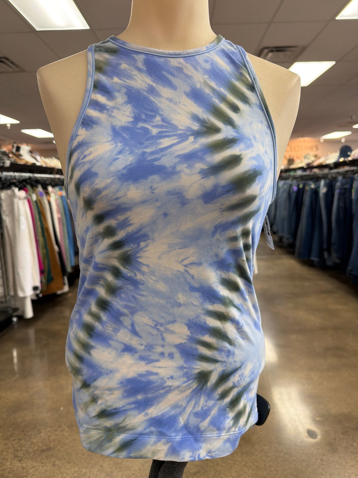 Tank Top Designer By Tory Burch In Tie Dye Print, Size:Xs