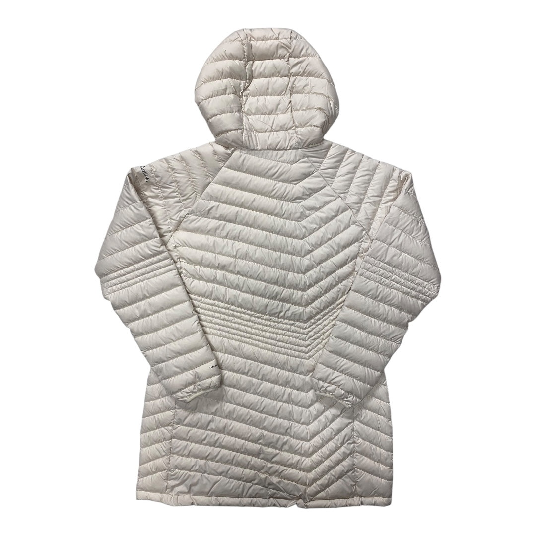Jacket Puffer & Quilted By Columbia In Cream, Size:Xl